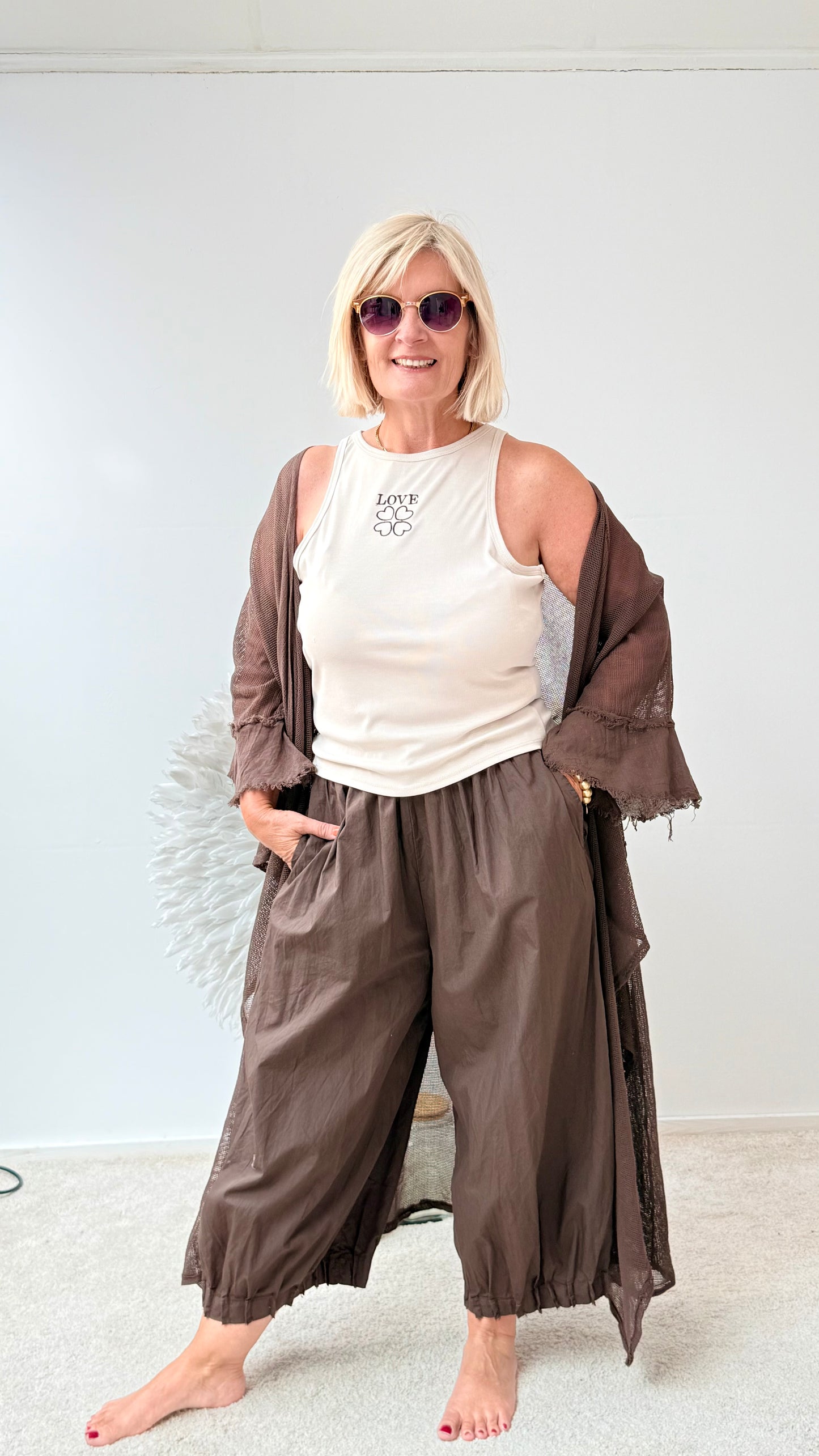 HOSE IN OVERSIZE " BRAUN"