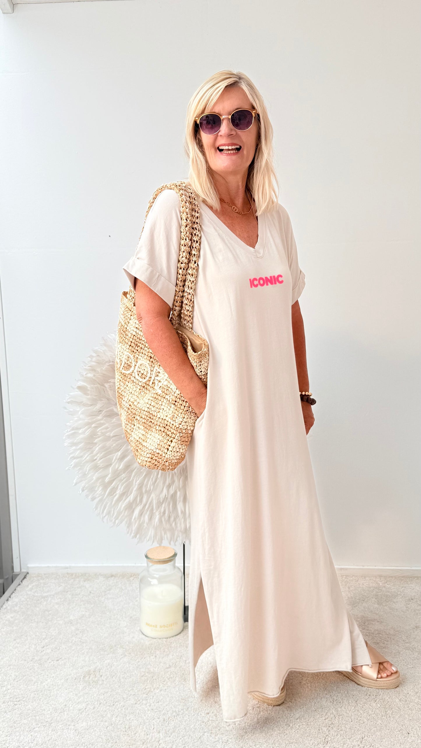 KLEID " NEW BEIGE"