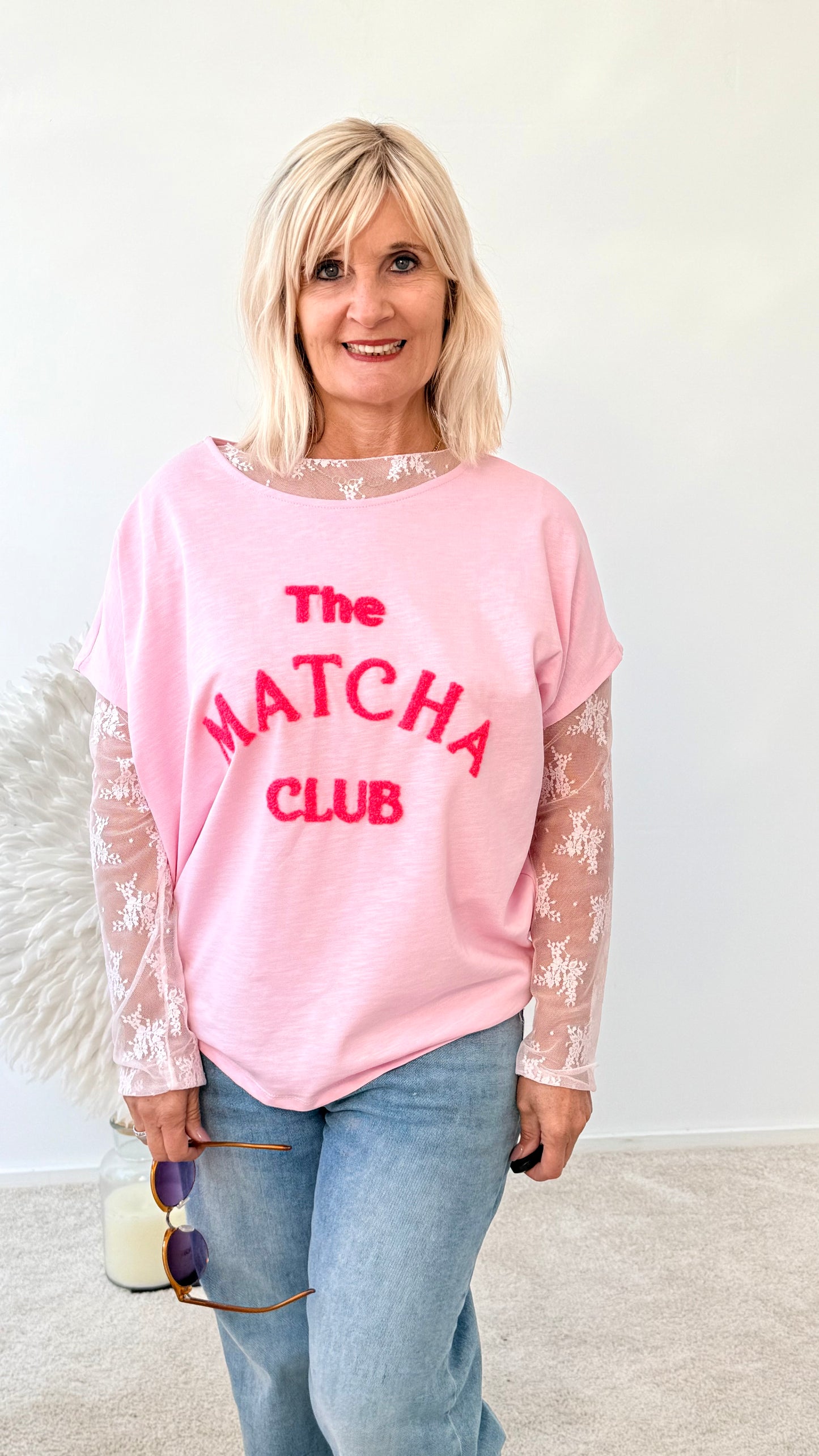 SWEATSHIRT "CLUB"ROSA