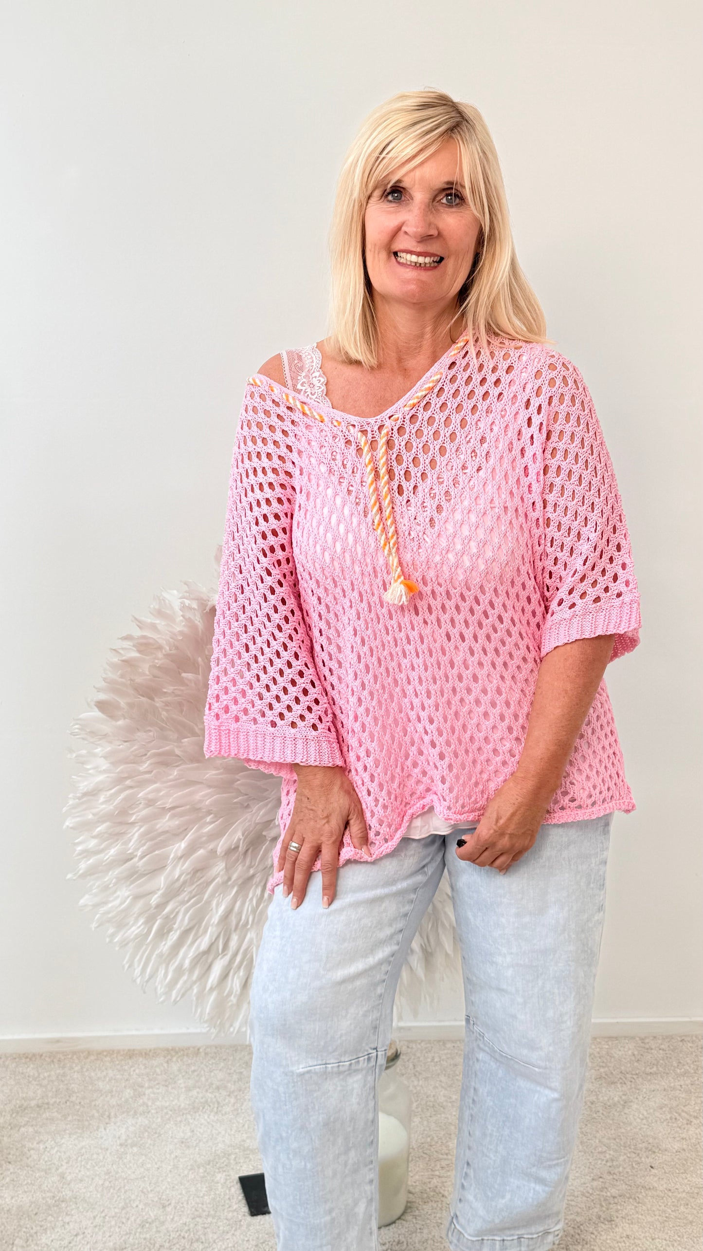 LOCHSTRICK PULLI " ROSA"