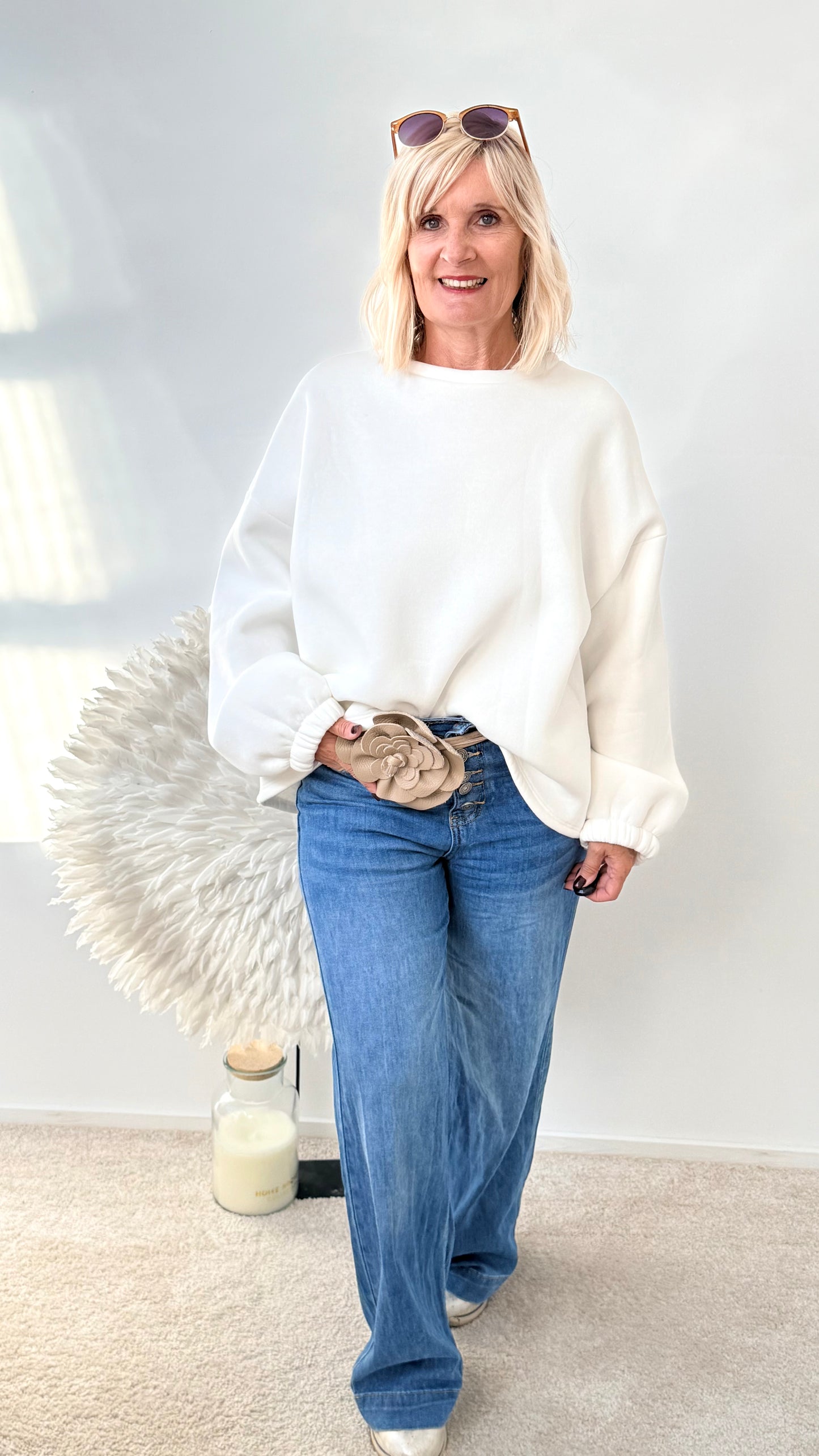 SWEATSHIRT"COFFE"BEIGE