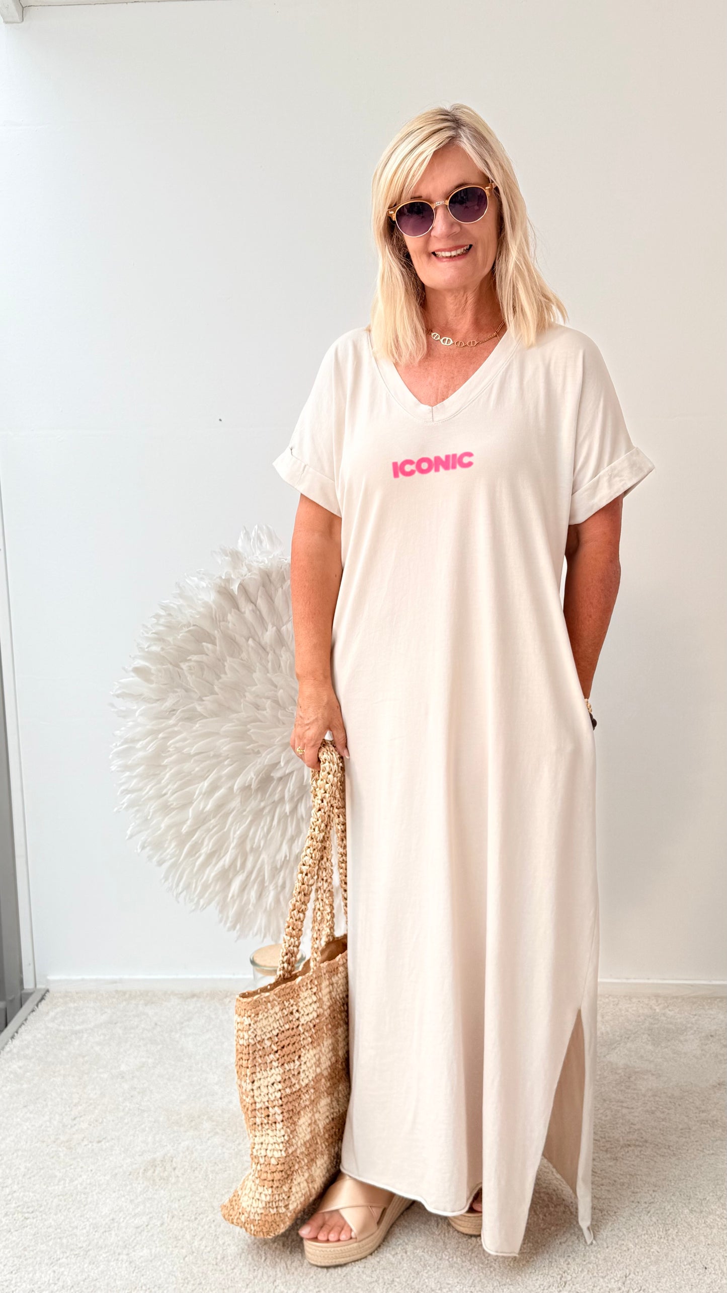 KLEID " NEW BEIGE"