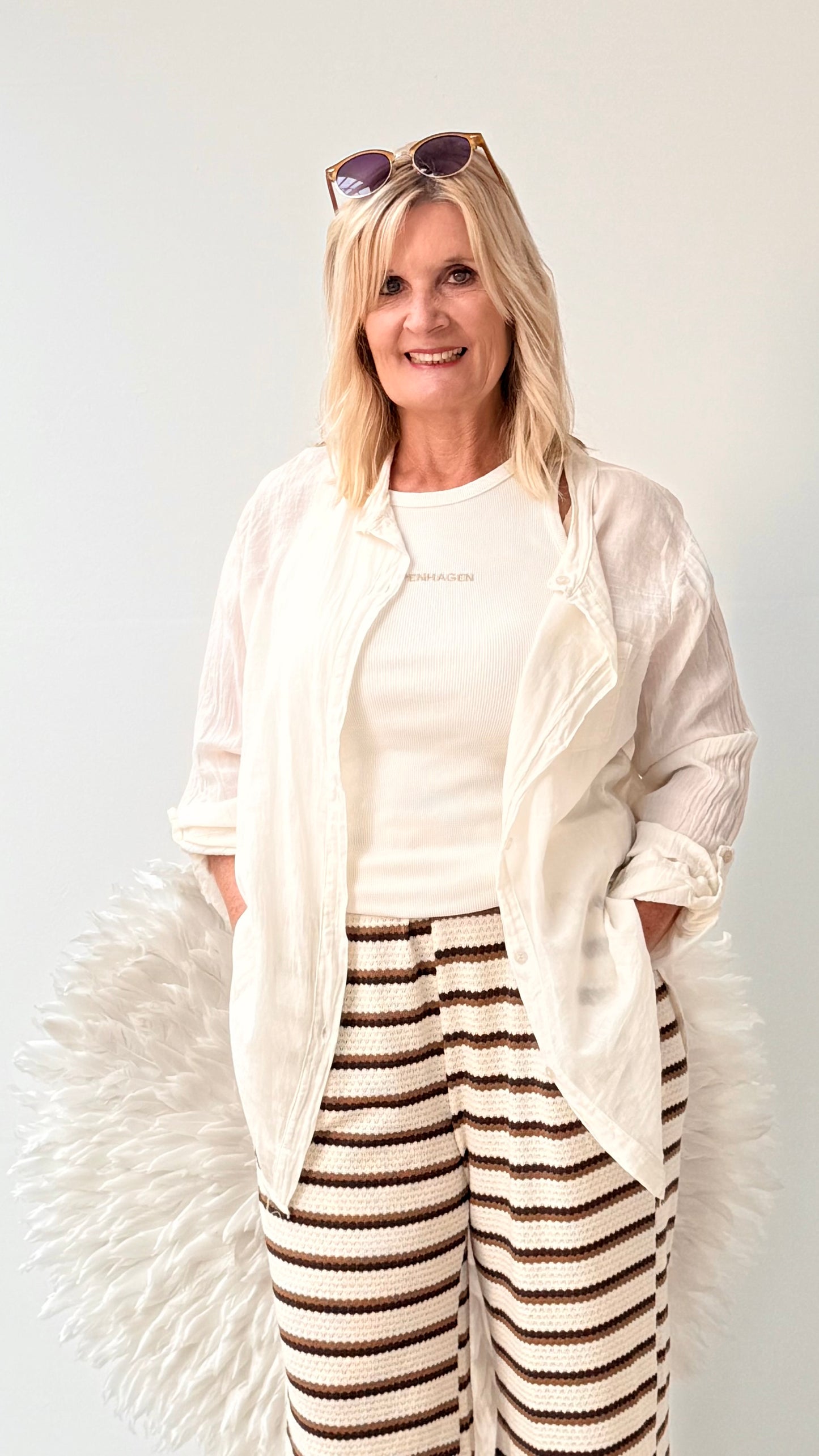 CRASH BLUSE "BEIGE"