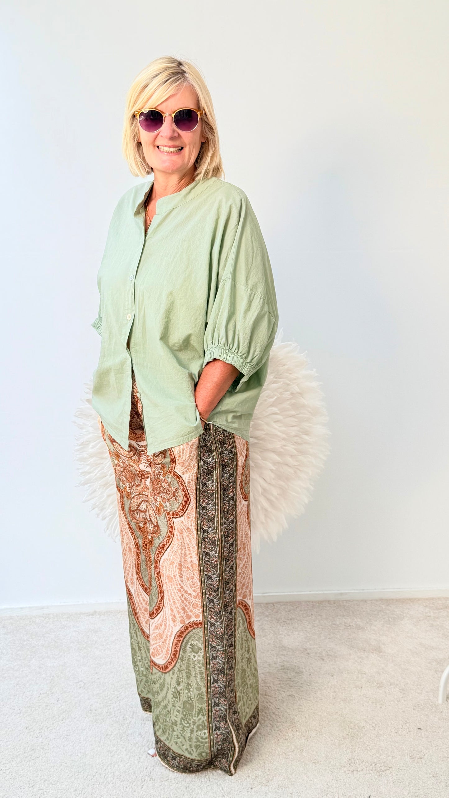 BLUSE BASIC "SALBEI“