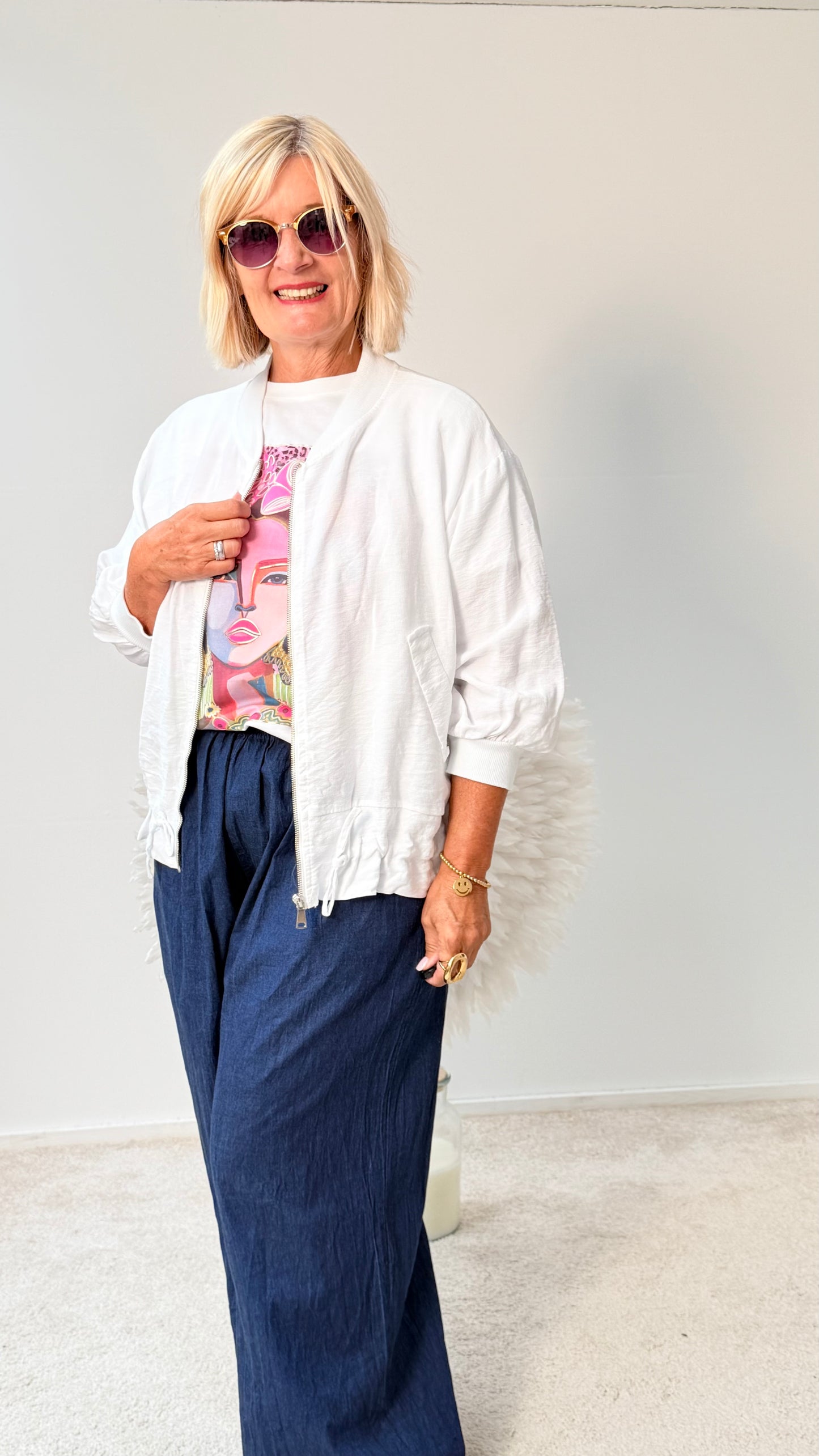 BLUSEN / JACKE "WEIß"