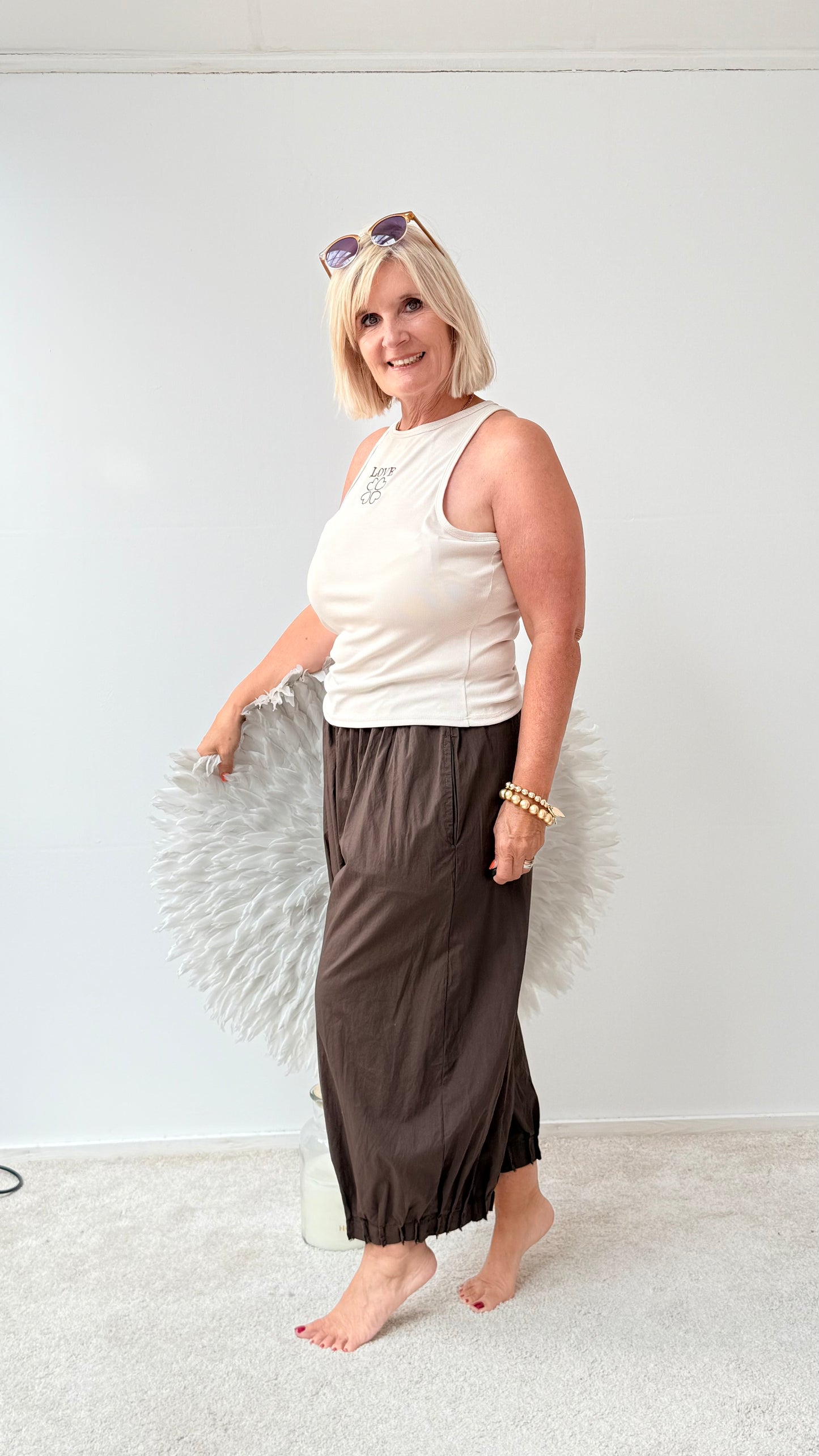 HOSE IN OVERSIZE  " BRAUN"