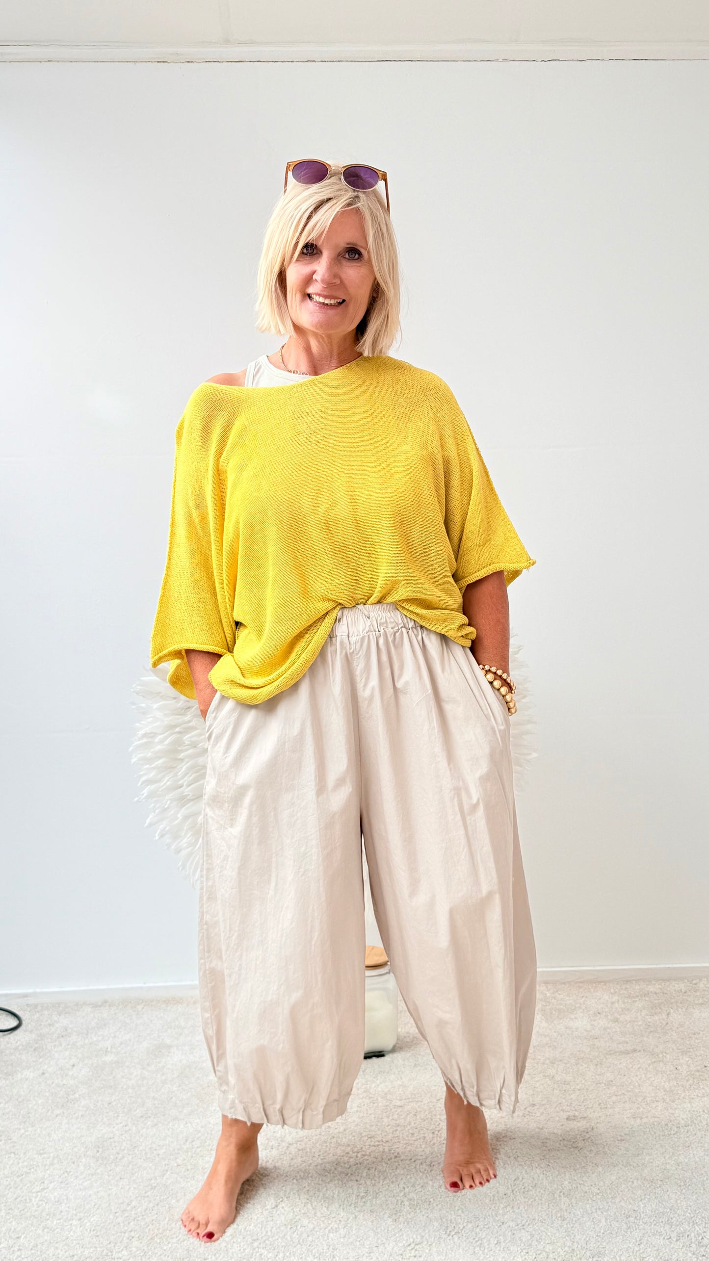 HOSE IN OVERSIZE  BEIGE "