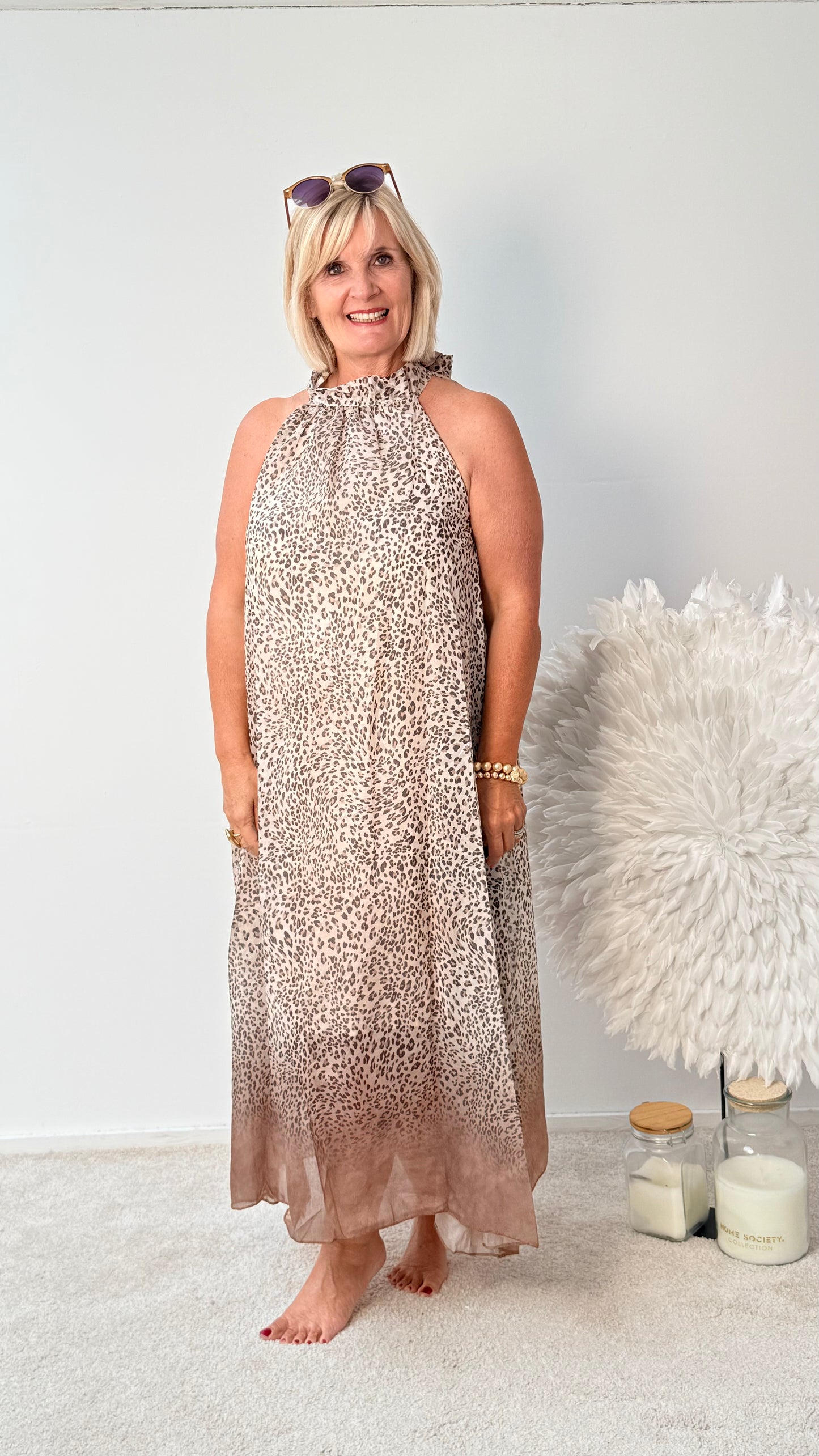 MAXI KLEID "ANIMAL"