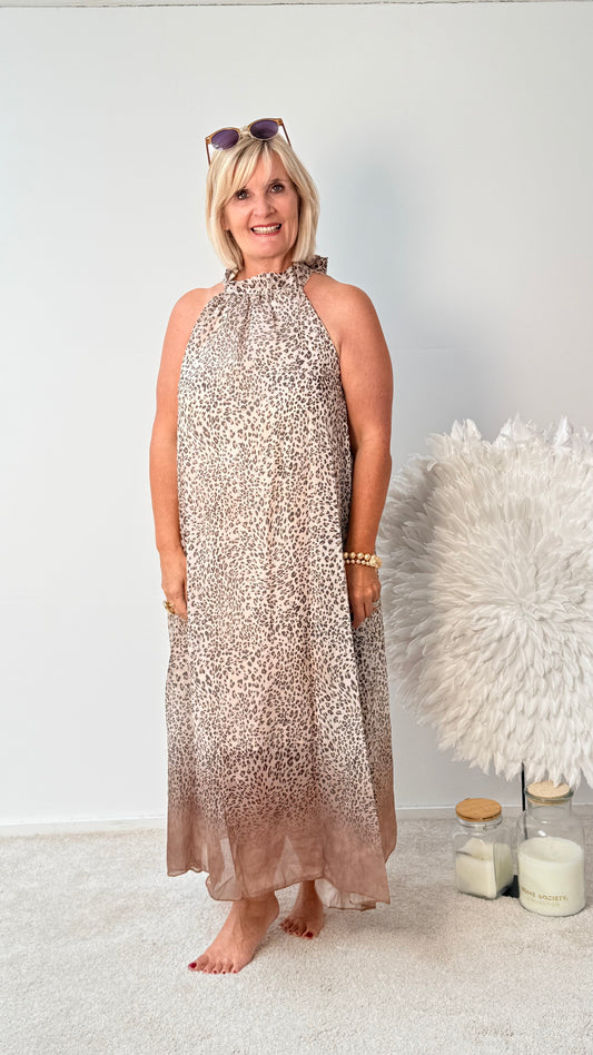 MAXI KLEID "ANIMAL"