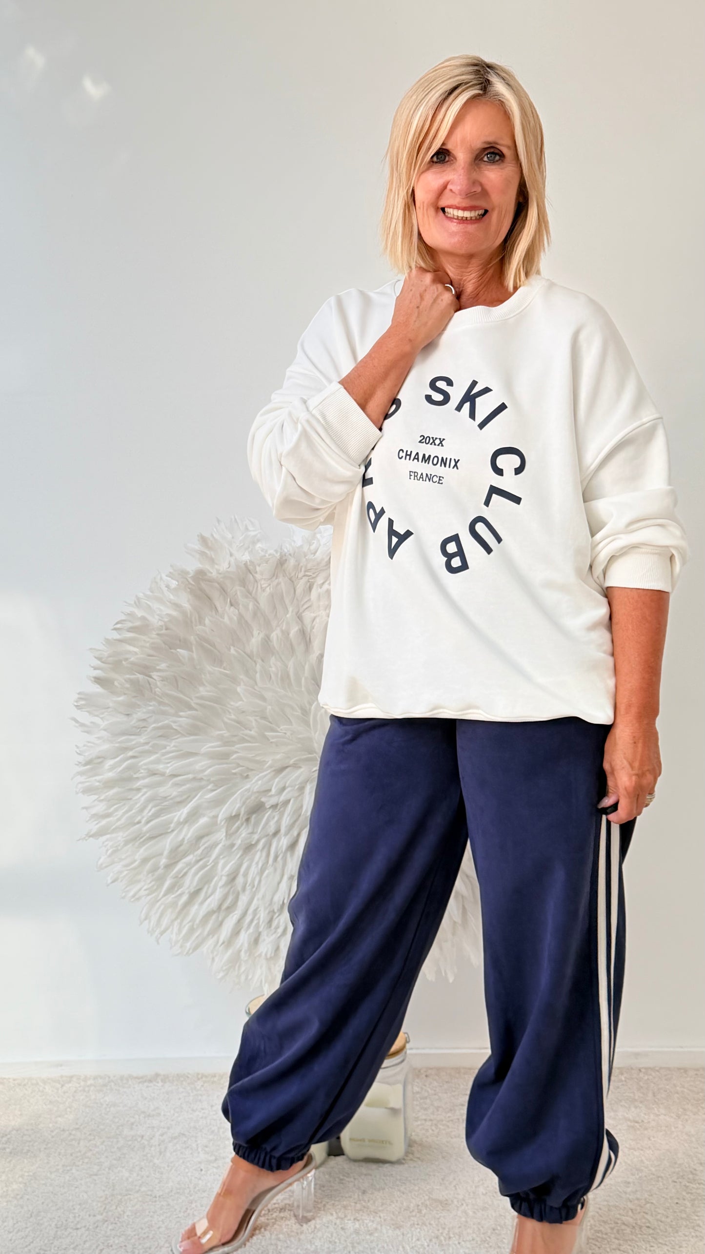 TRACK PANTS "BLAU"