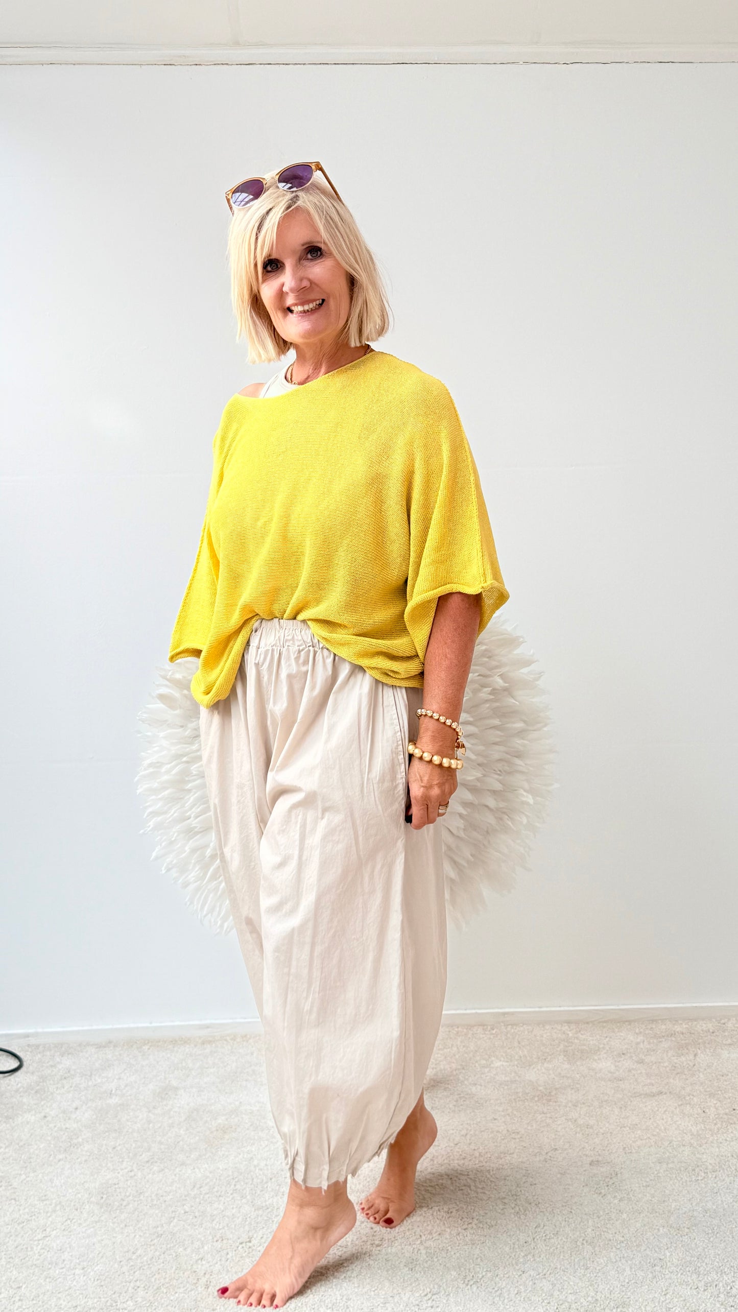 HOSE IN OVERSIZE  BEIGE "