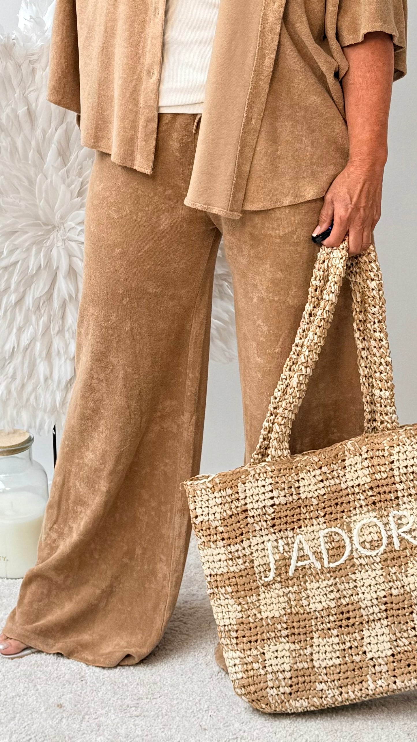 HOSE IM COZY STYLE "CAMEL"