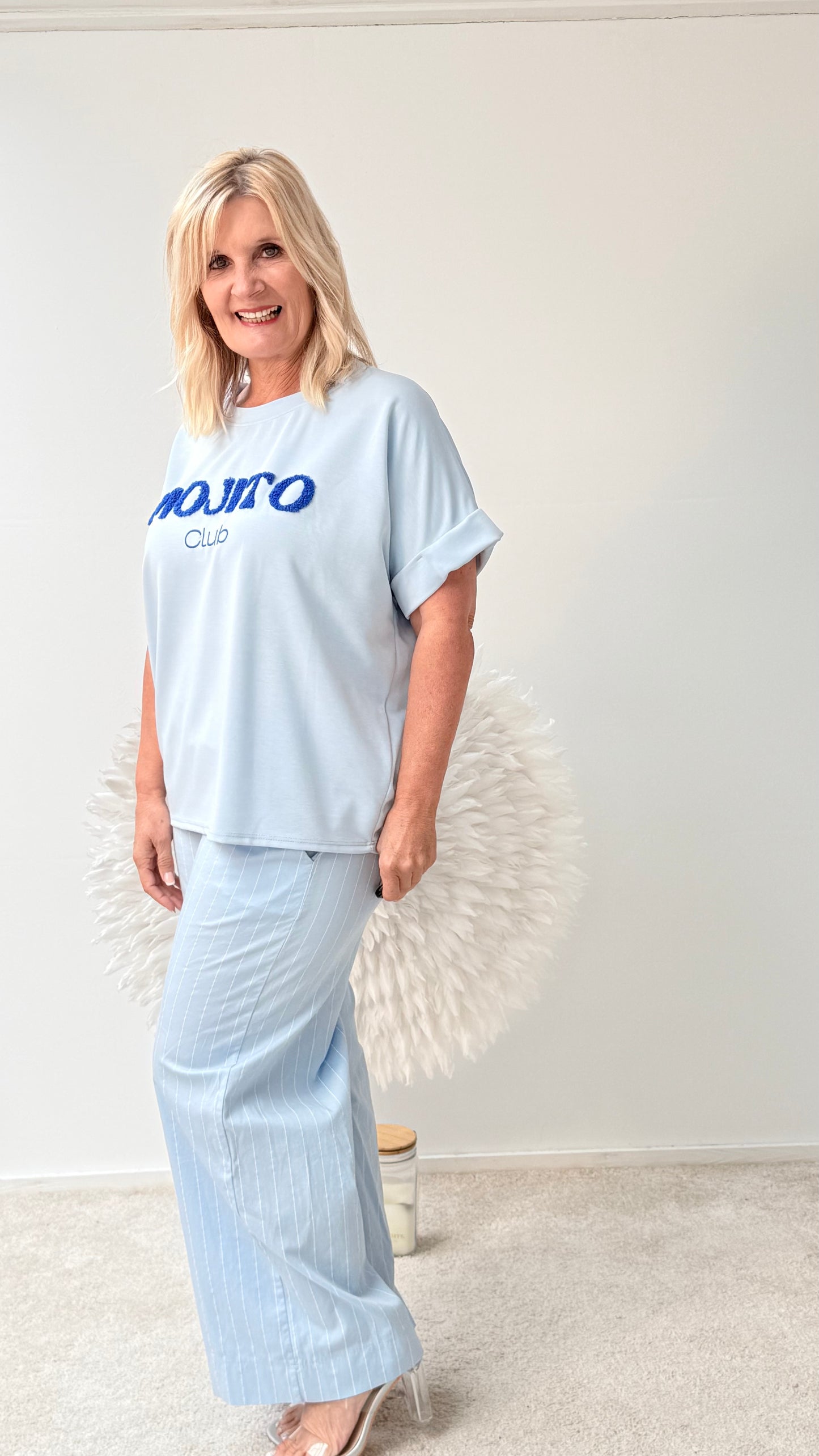 SHIRT " MIT AUFDRUCK MOJITO"