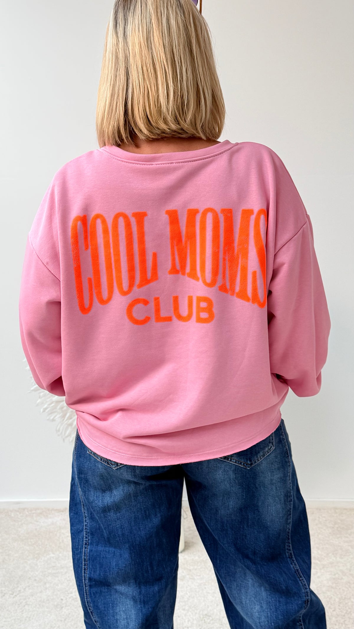 SWEATSHIRT "COOL MOMS" ROSA