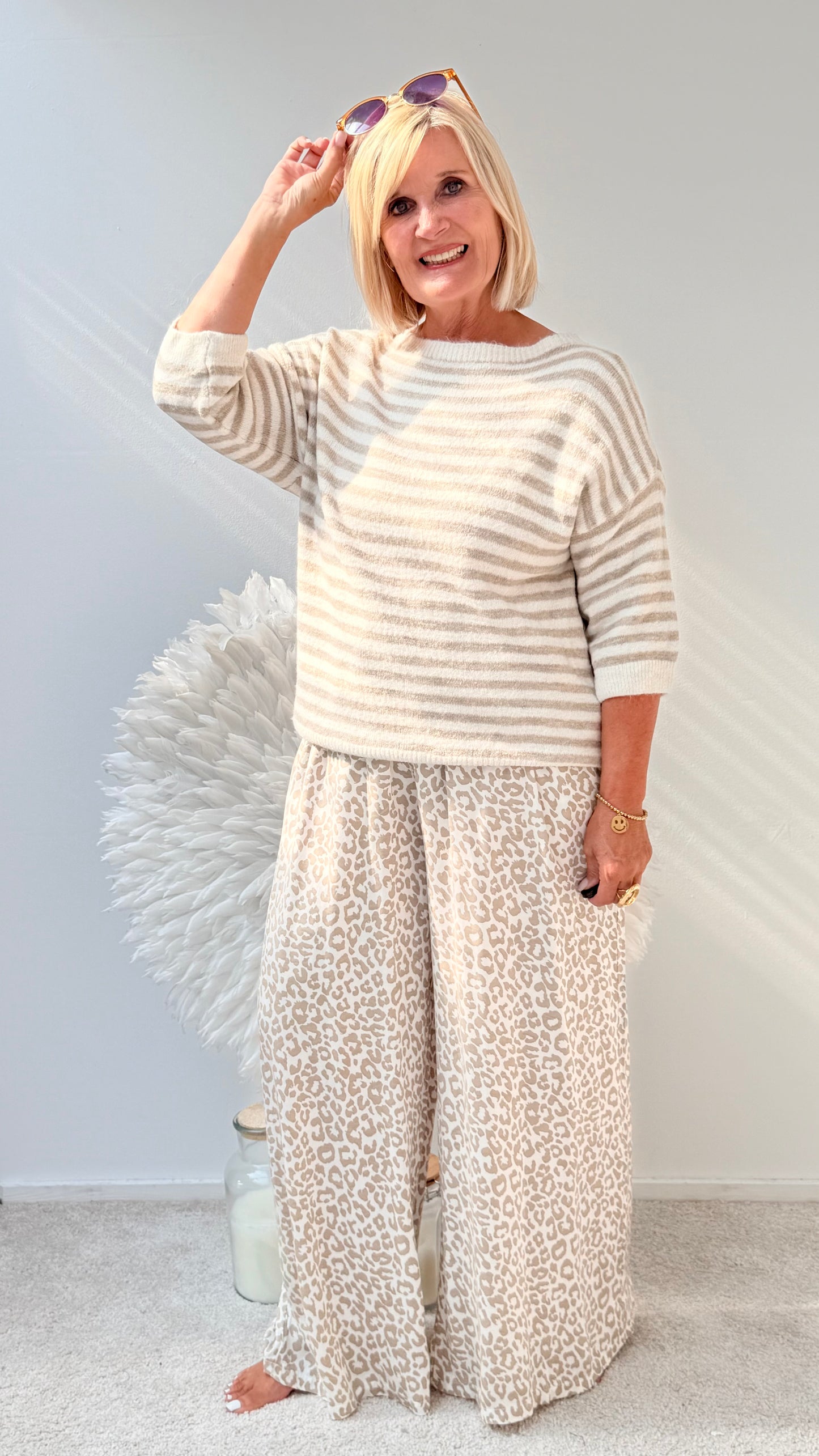 PULLI 1/2 ARM "GESTREIFT"
