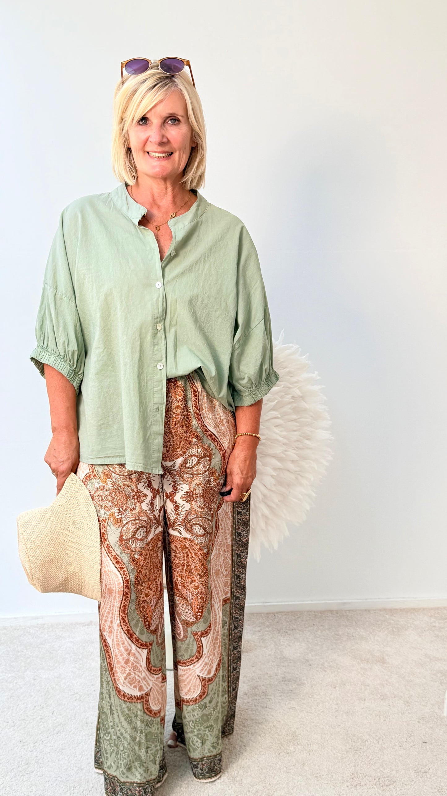 BLUSE BASIC "SALBEI“