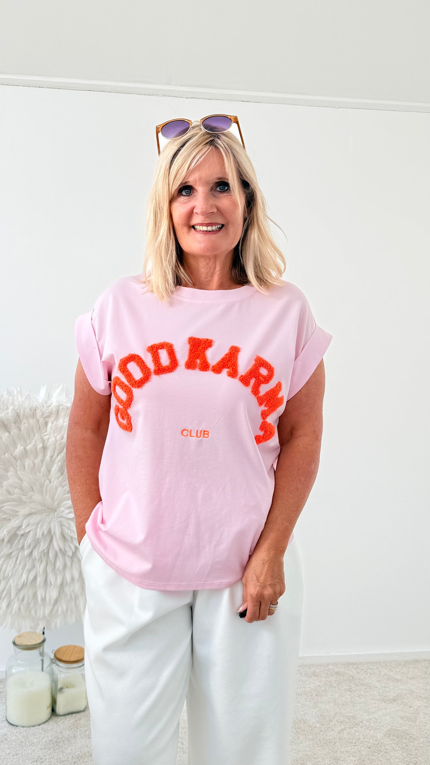 SHIRT "KARMA" ROSE