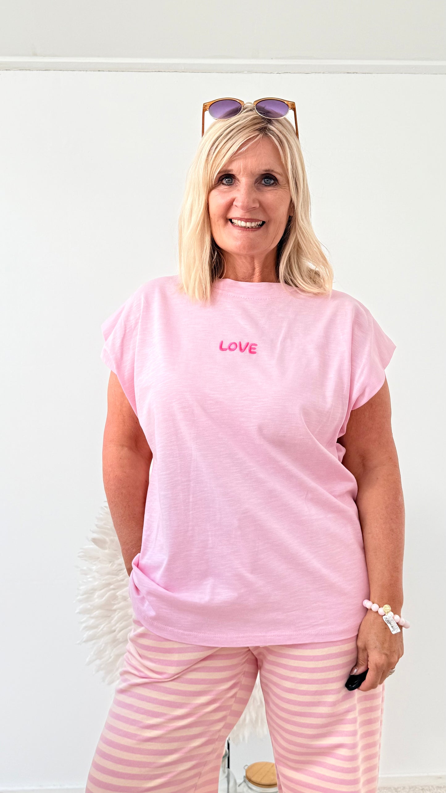 SHIRT "LOVE" ROSA