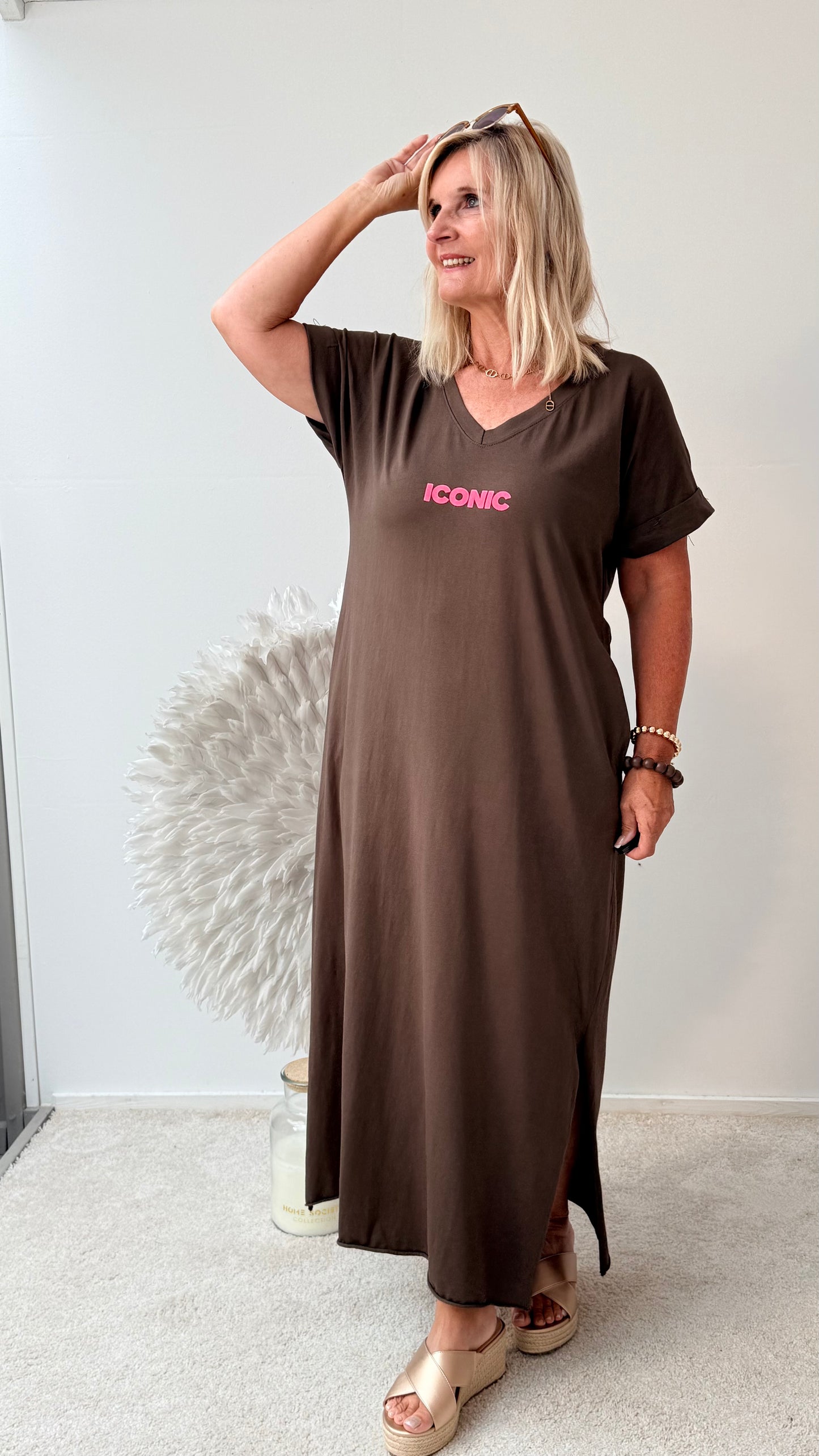 KLEID " NEW BRAUN"