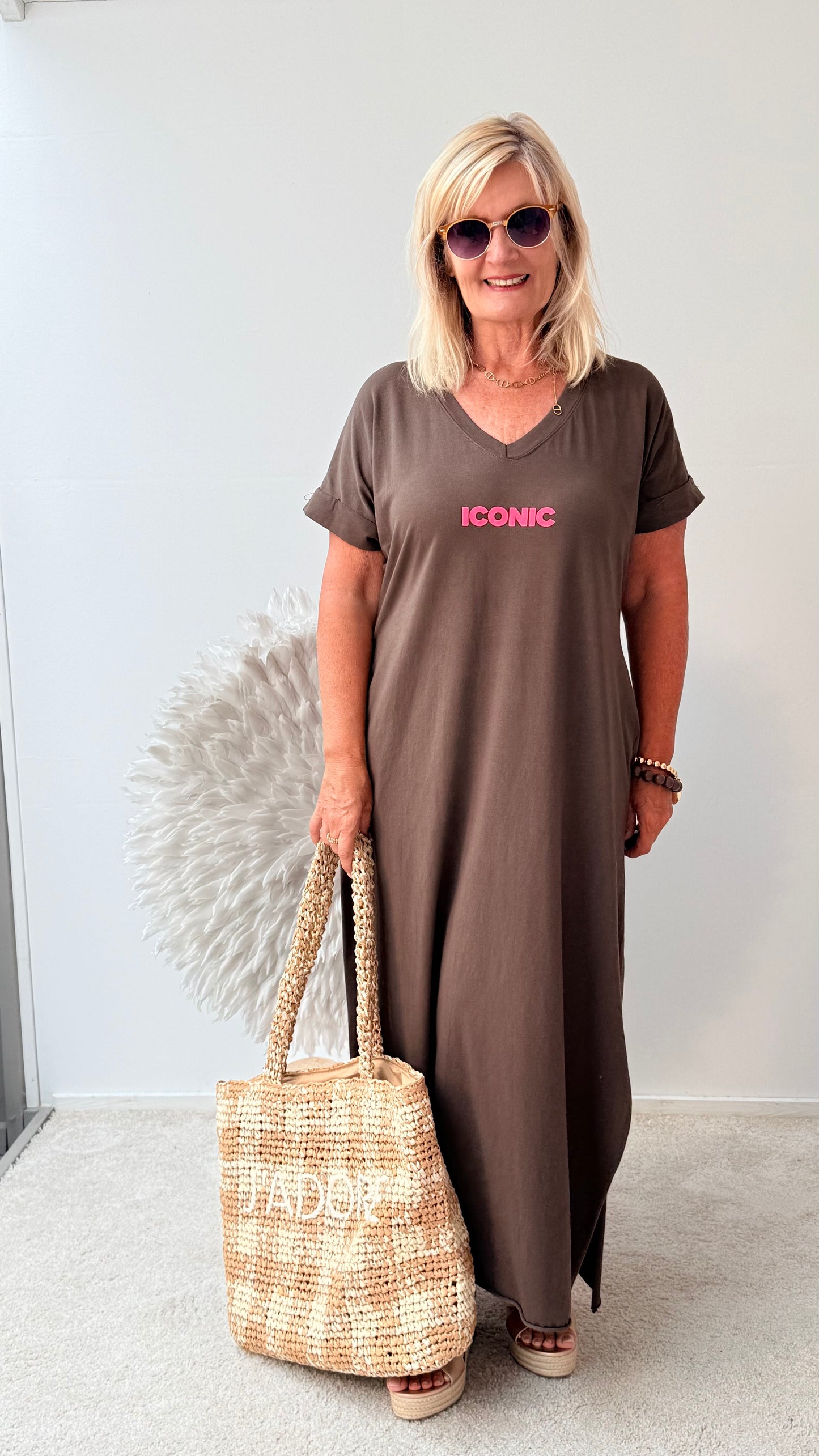 KLEID " NEW BRAUN"