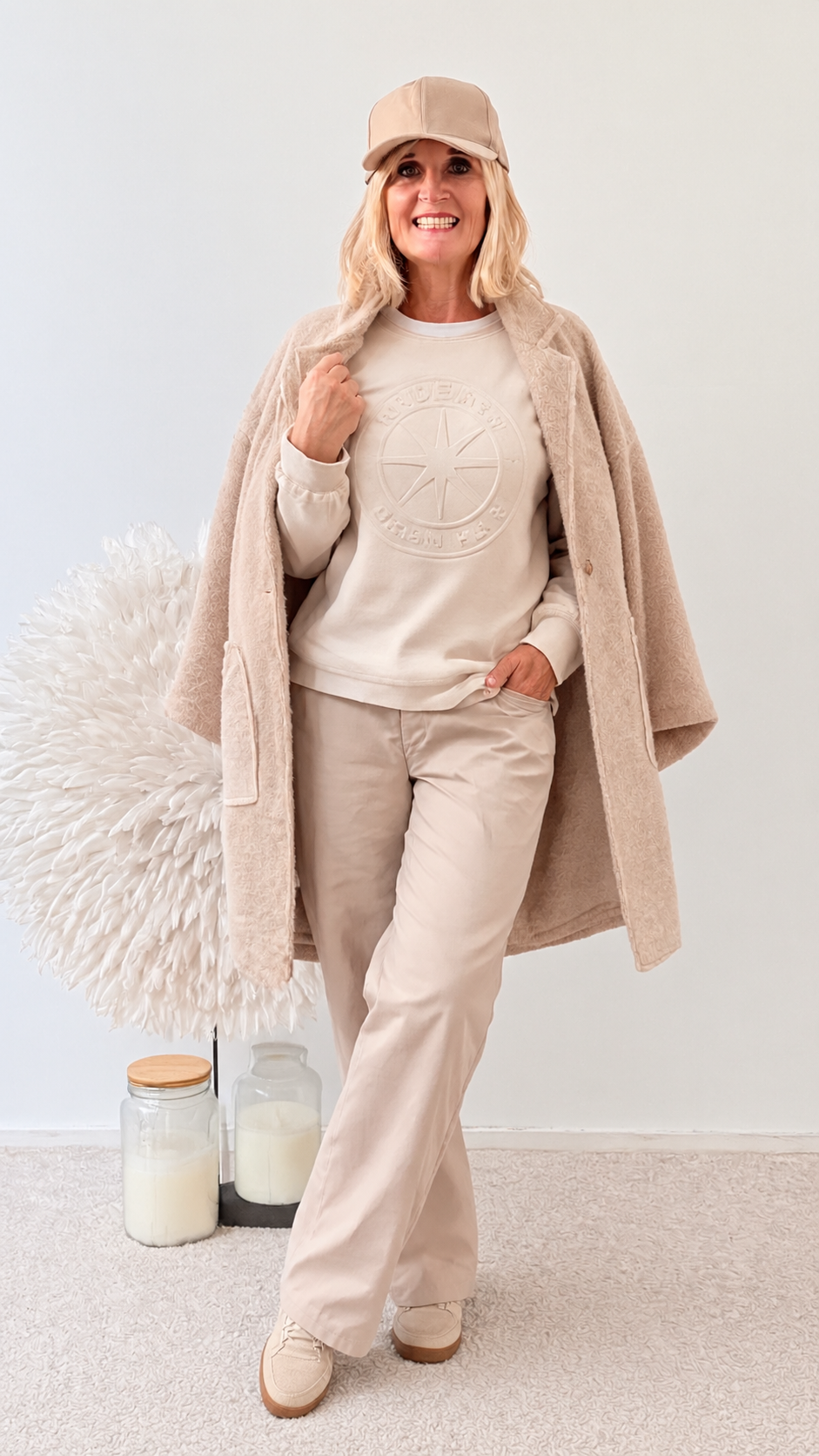 JEANS "SALLY"BEIGE