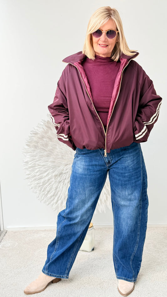 BLOUSON JACKE MIT STREIFEN "BEERENTON"