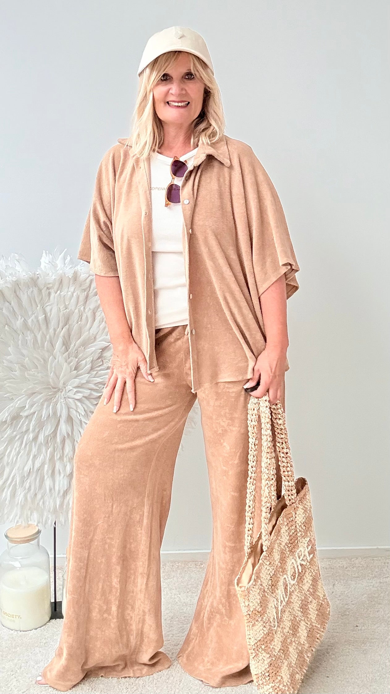 HOSE IM COZY STYLE "CAMEL"