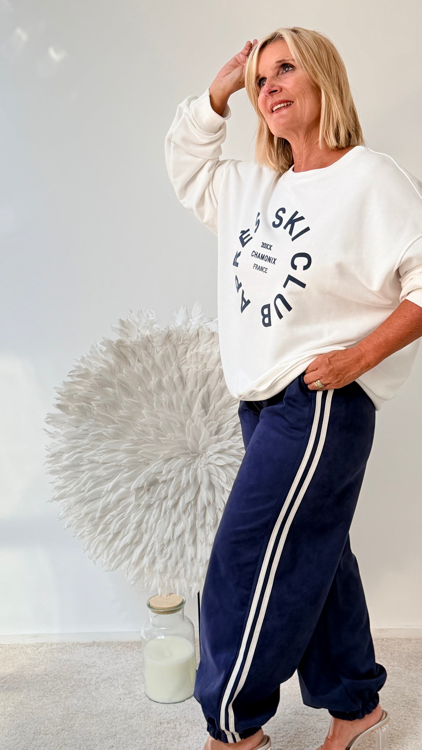 TRACK PANTS "BLAU"