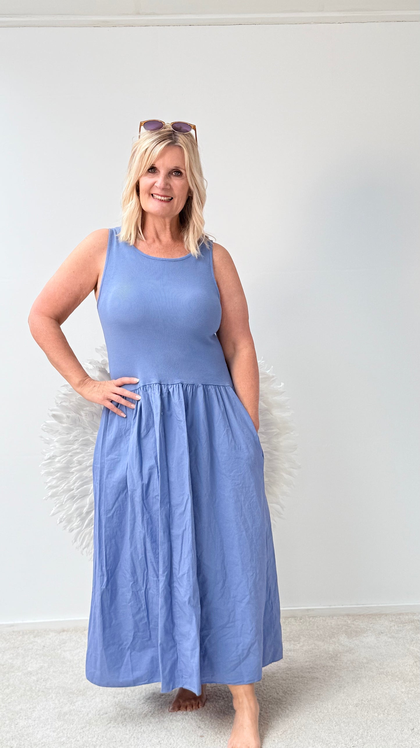 KLEID "SU" BLAU