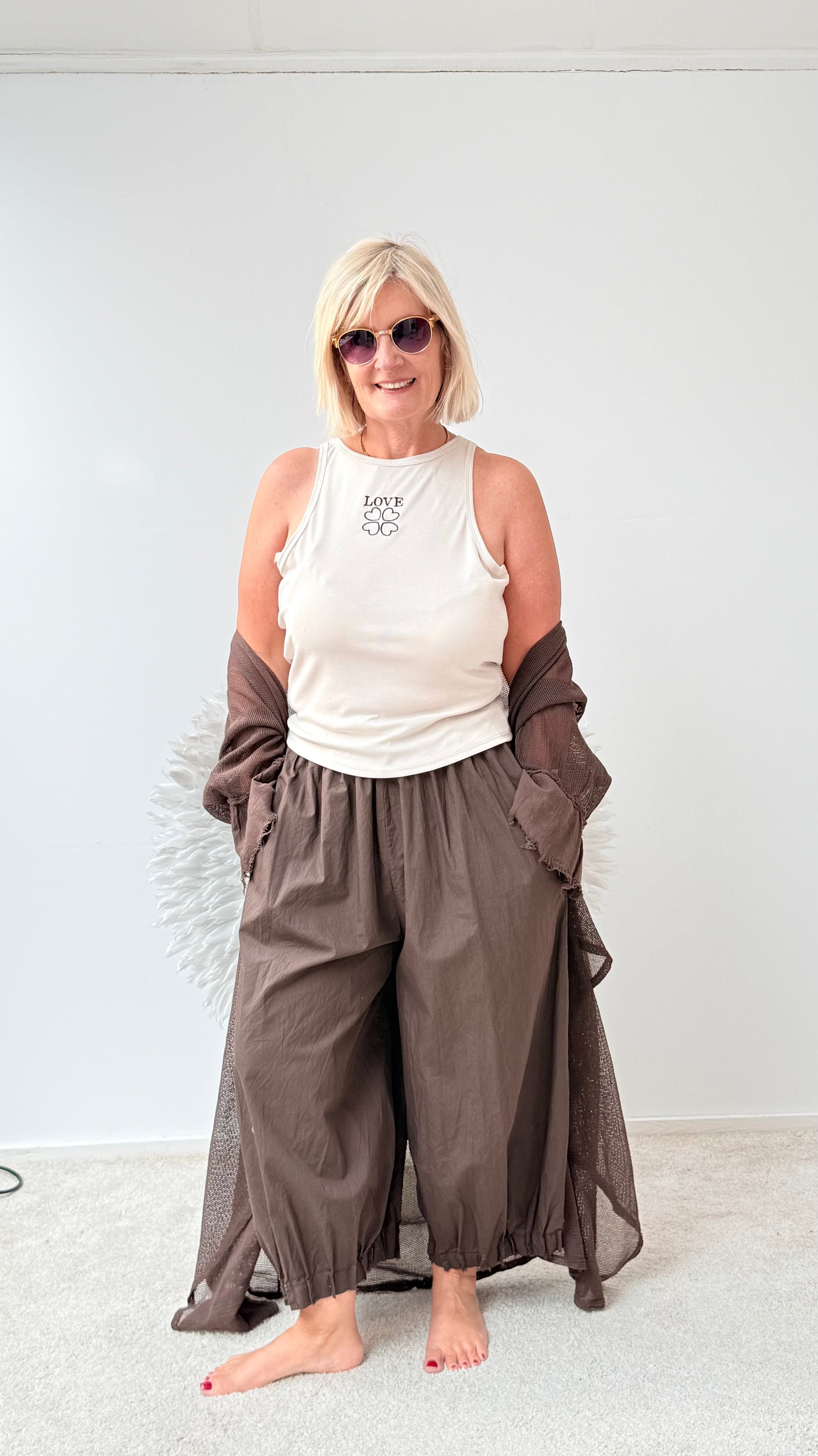 HOSE IN OVERSIZE  " BRAUN"