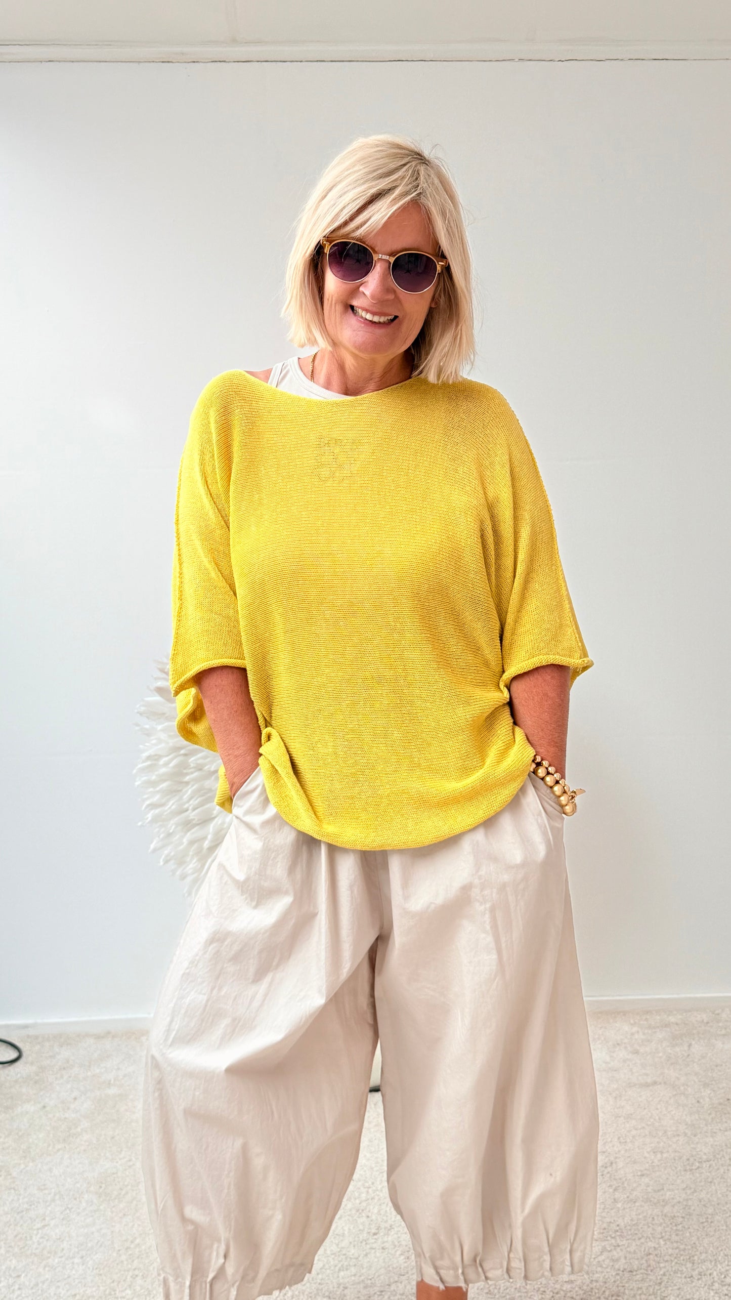 HOSE IN OVERSIZE  BEIGE "