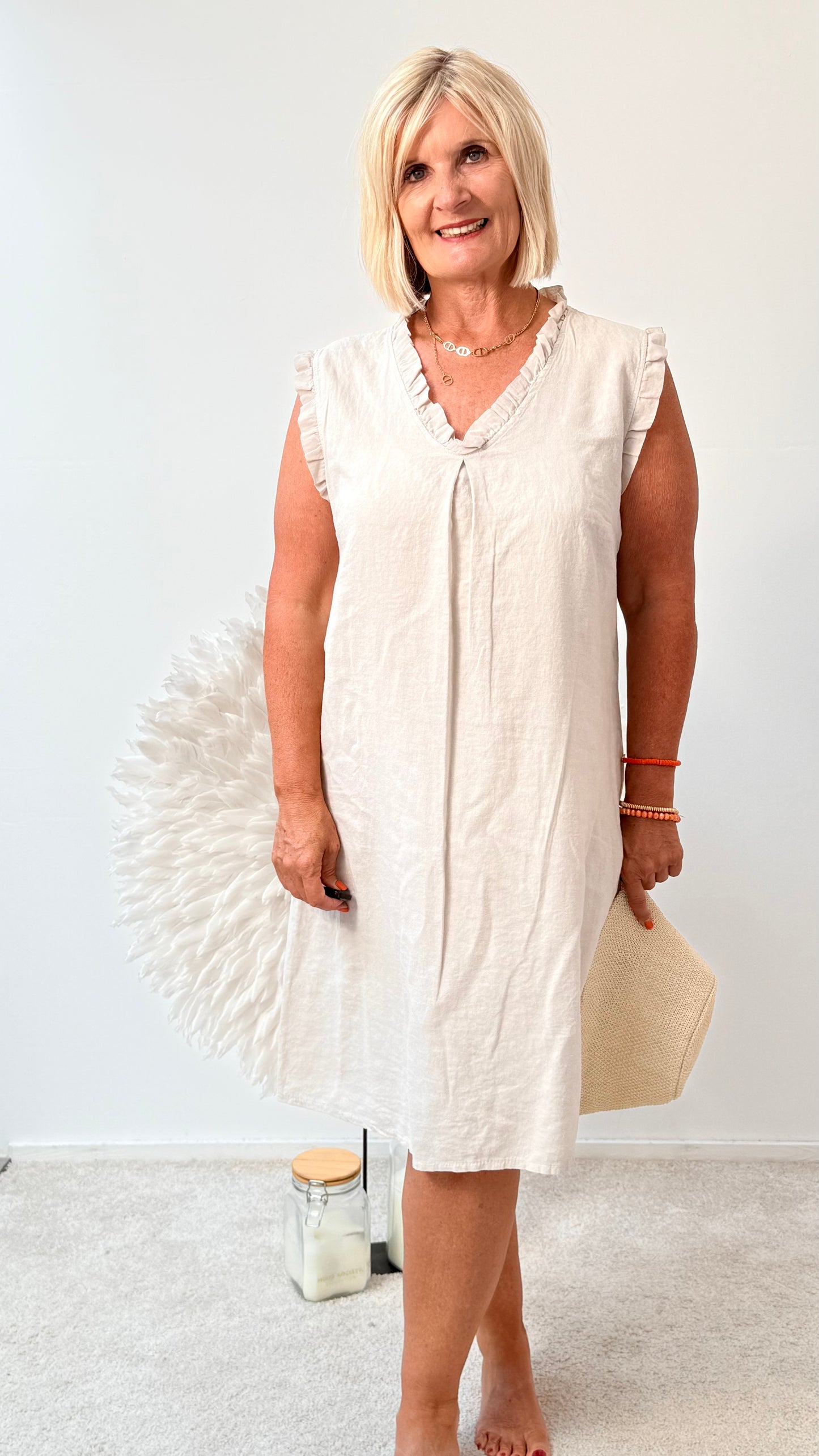 KLEID" POLLY" BEIGE