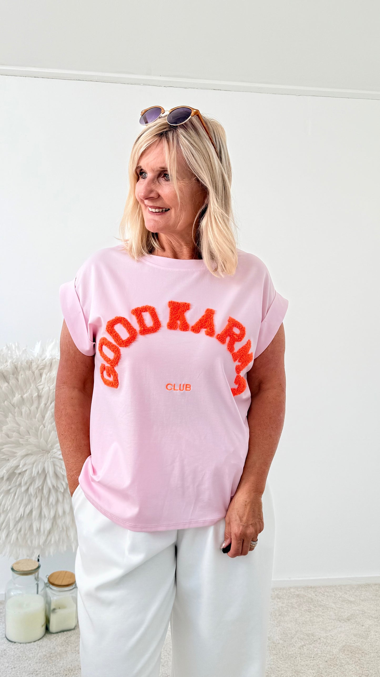 SHIRT "KARMA" ROSE