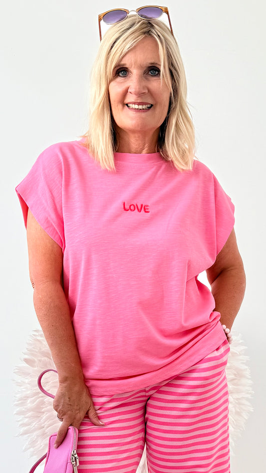 SHIRT "LOVE" PINK
