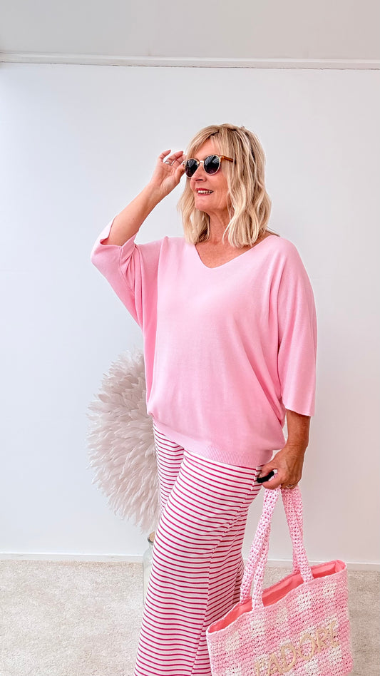 LEICHTER BASIC PULLI " ROSA