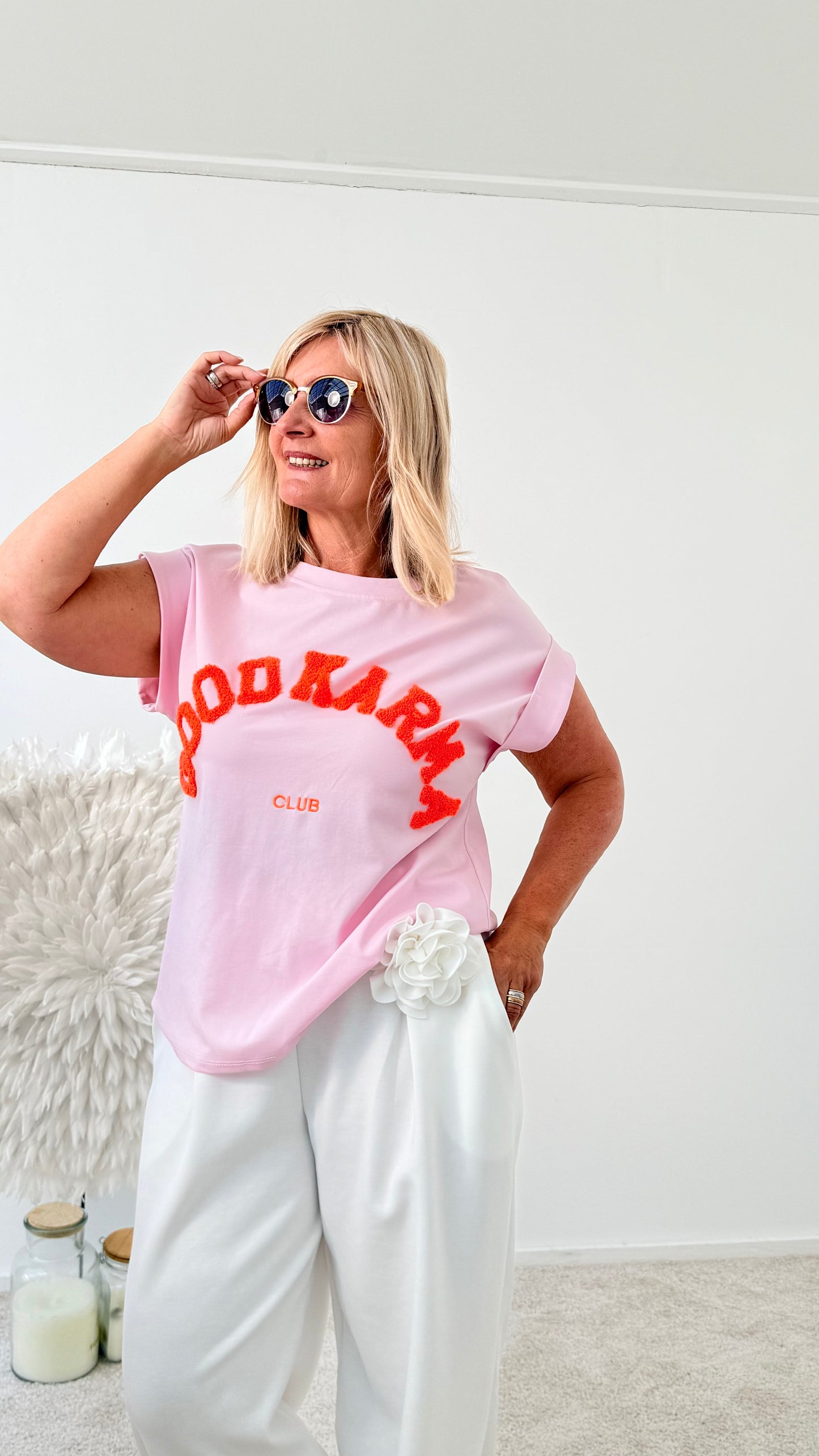 SHIRT "KARMA" ROSE