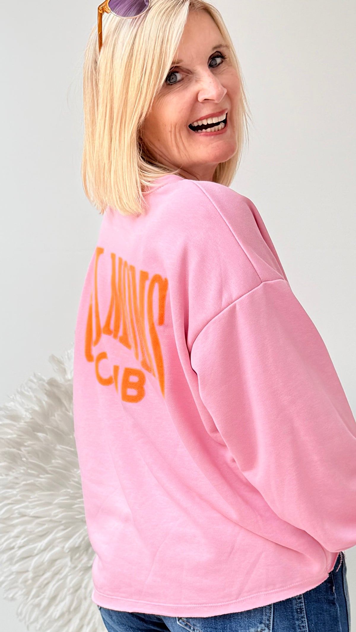 SWEATSHIRT "COOL MOMS" ROSA