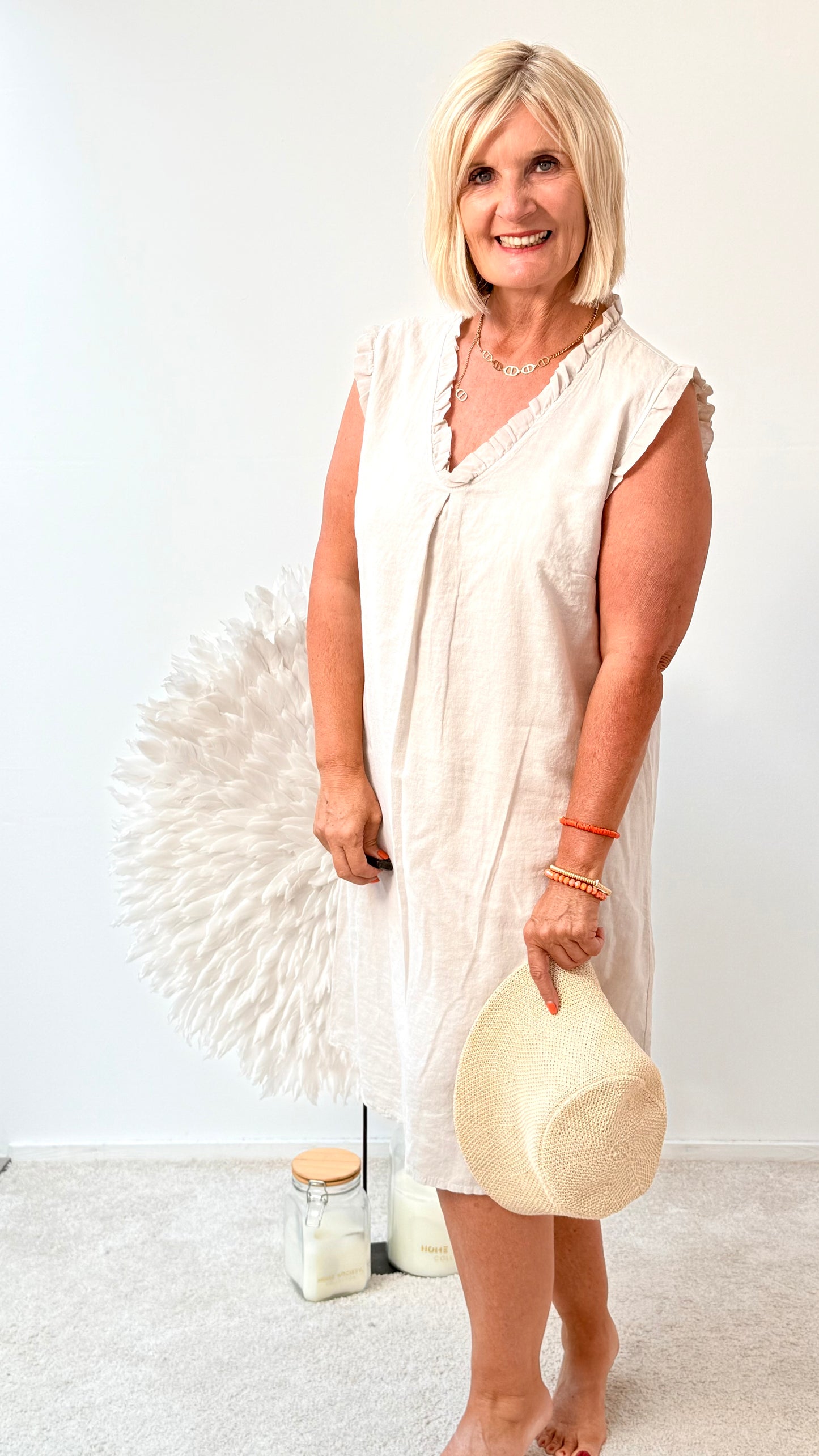 KLEID" POLLY" BEIGE