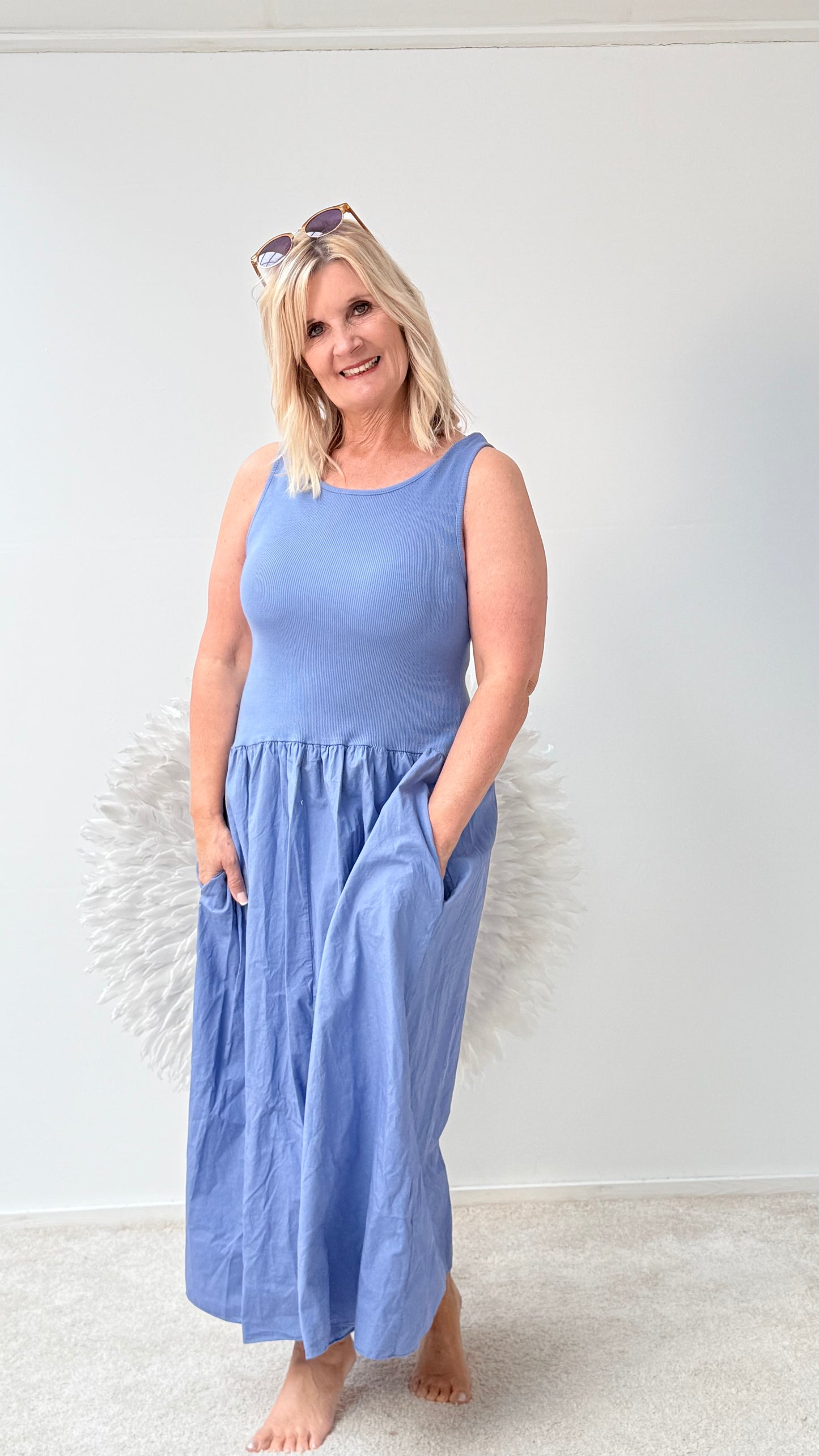 KLEID "SU" BLAU