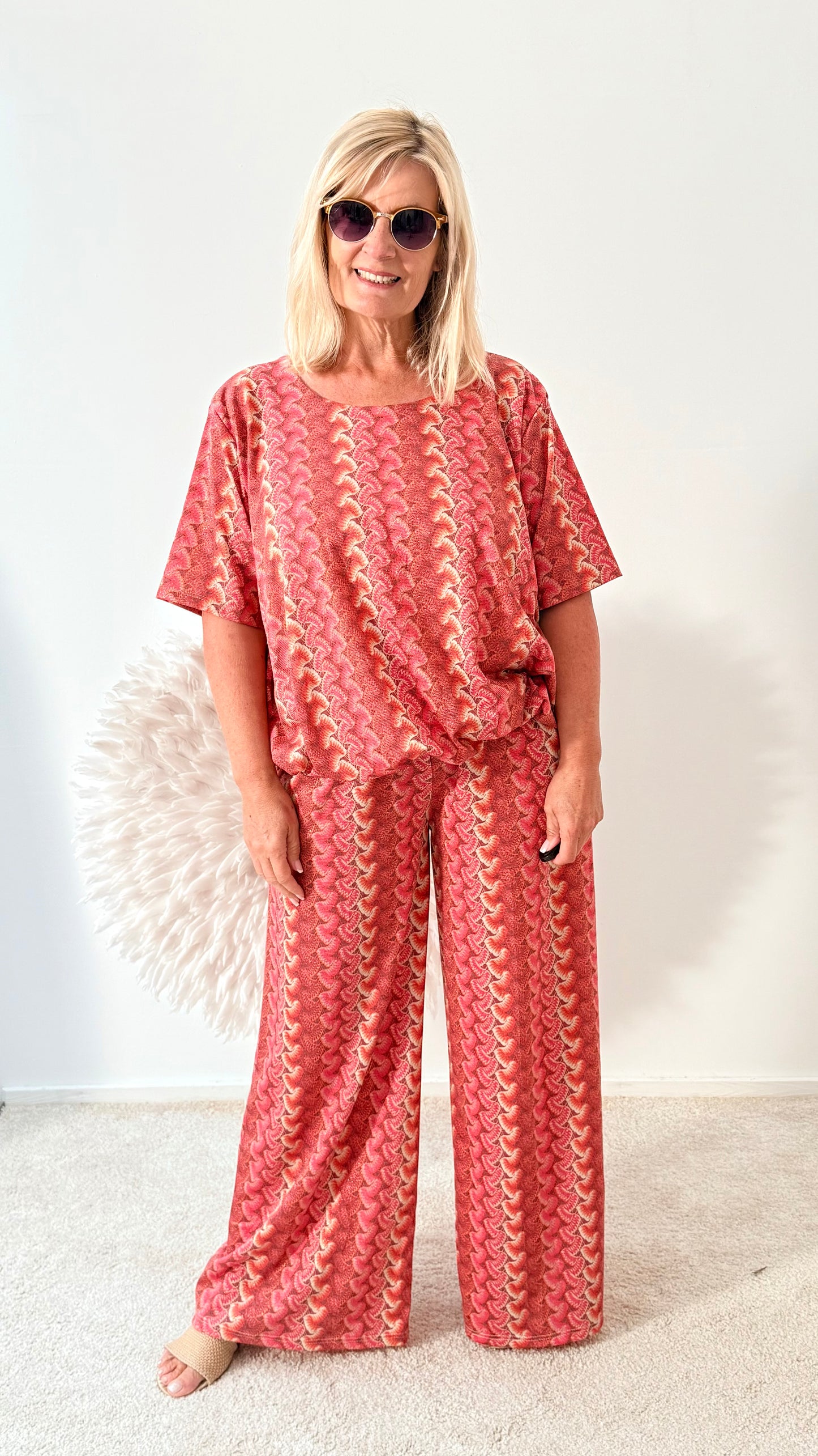 2 TEILER BLUSE & HOSE" MISSONI MUSTER"