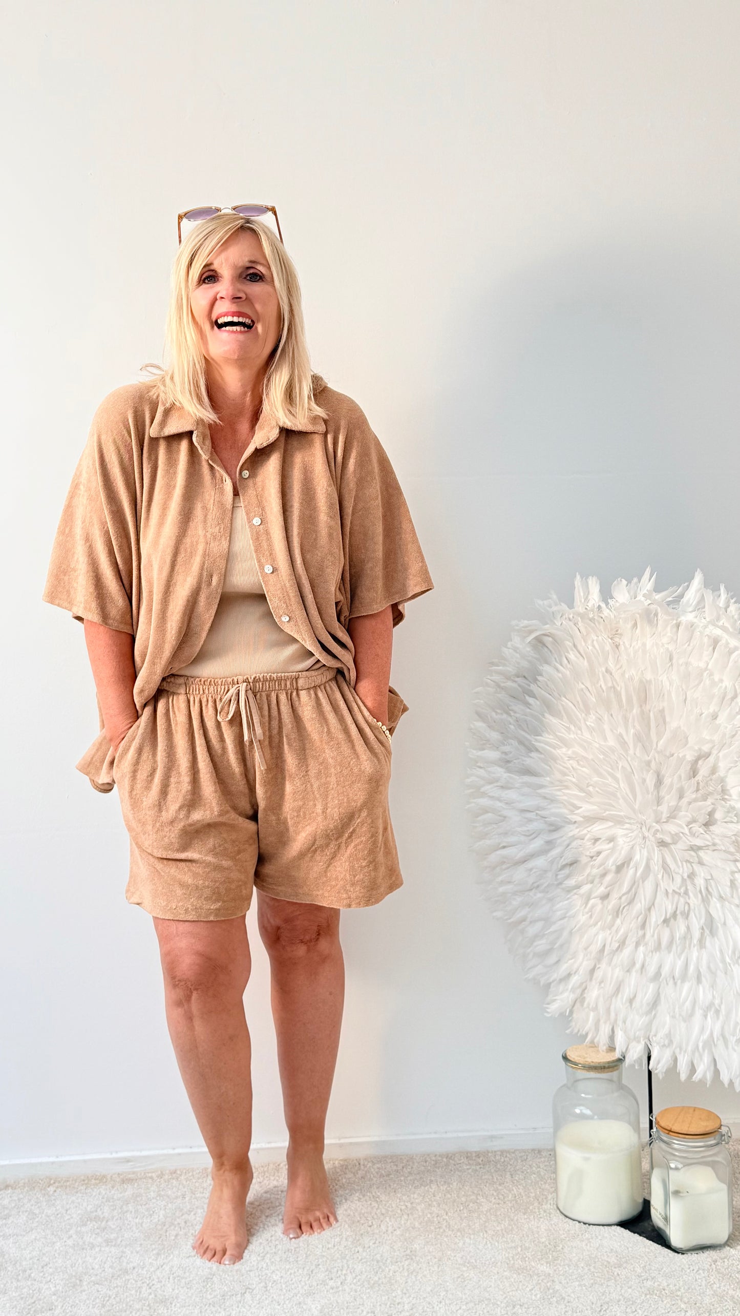 SHORTS "CAMEL"