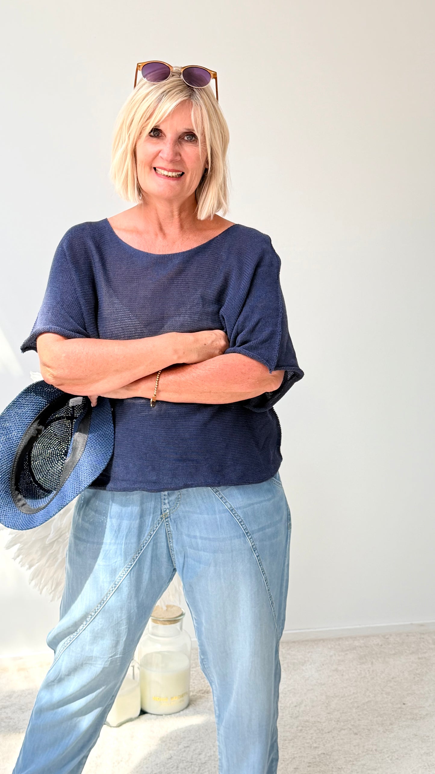 BASIC PULLI " MITTERNACHT BLAU"