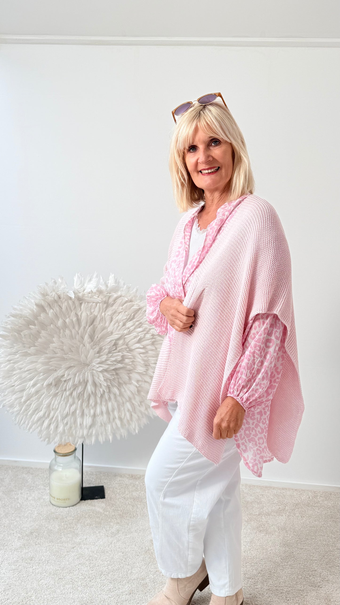 PONCHO "ROSA"
