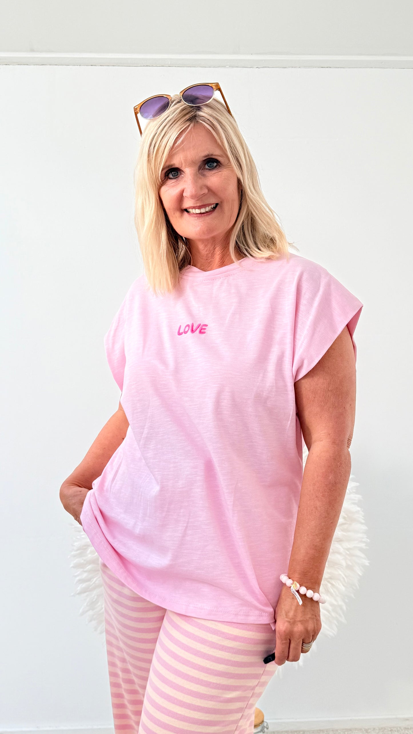 SHIRT "LOVE" ROSA