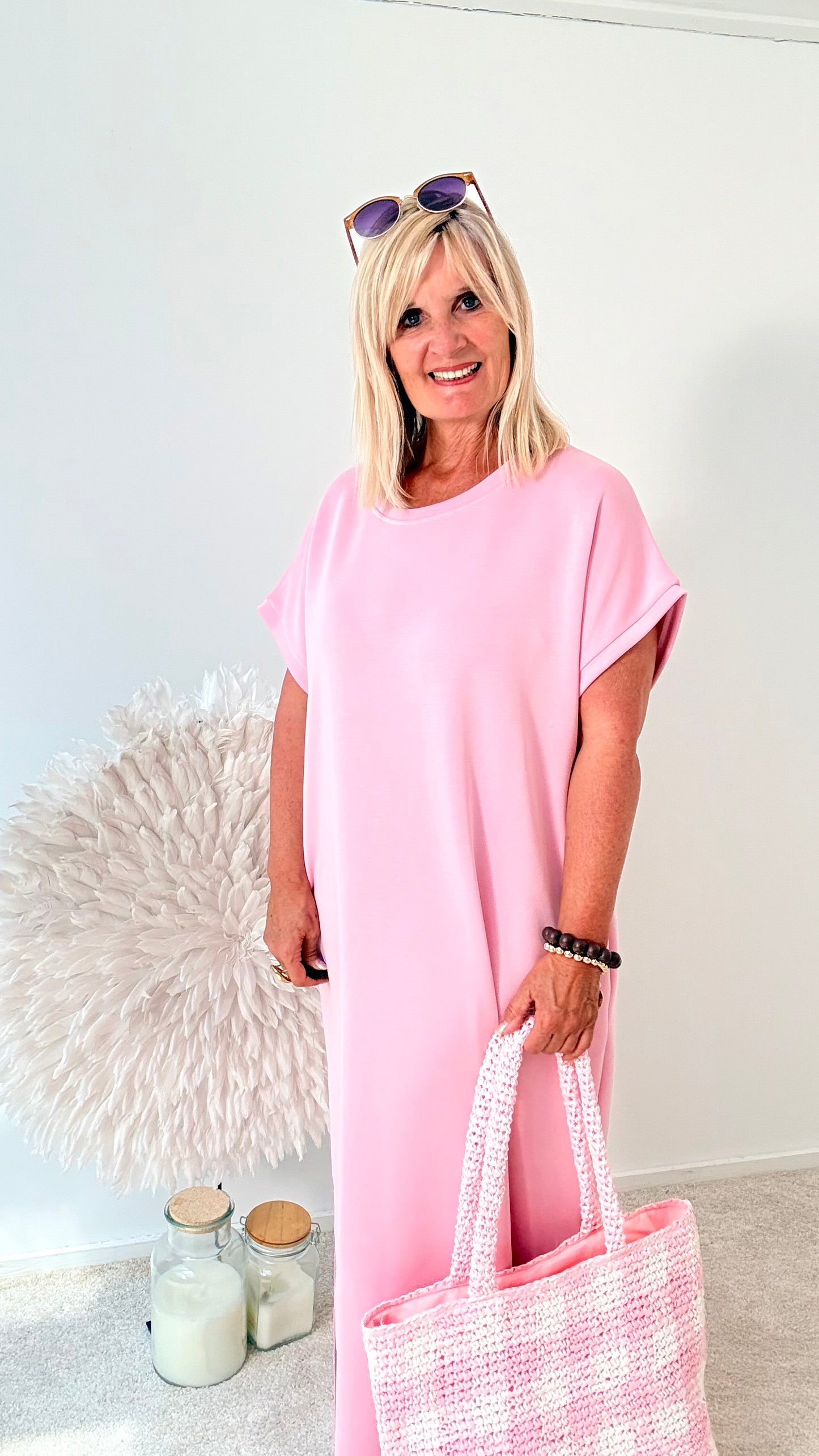 SPORTLICH STYLISCHES KLEID "ROSA"