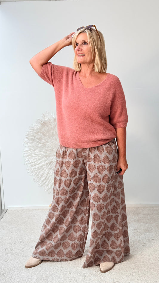 PULLI Mit 1/2 ARM IM ANGESAGTEN BEEREN TON"