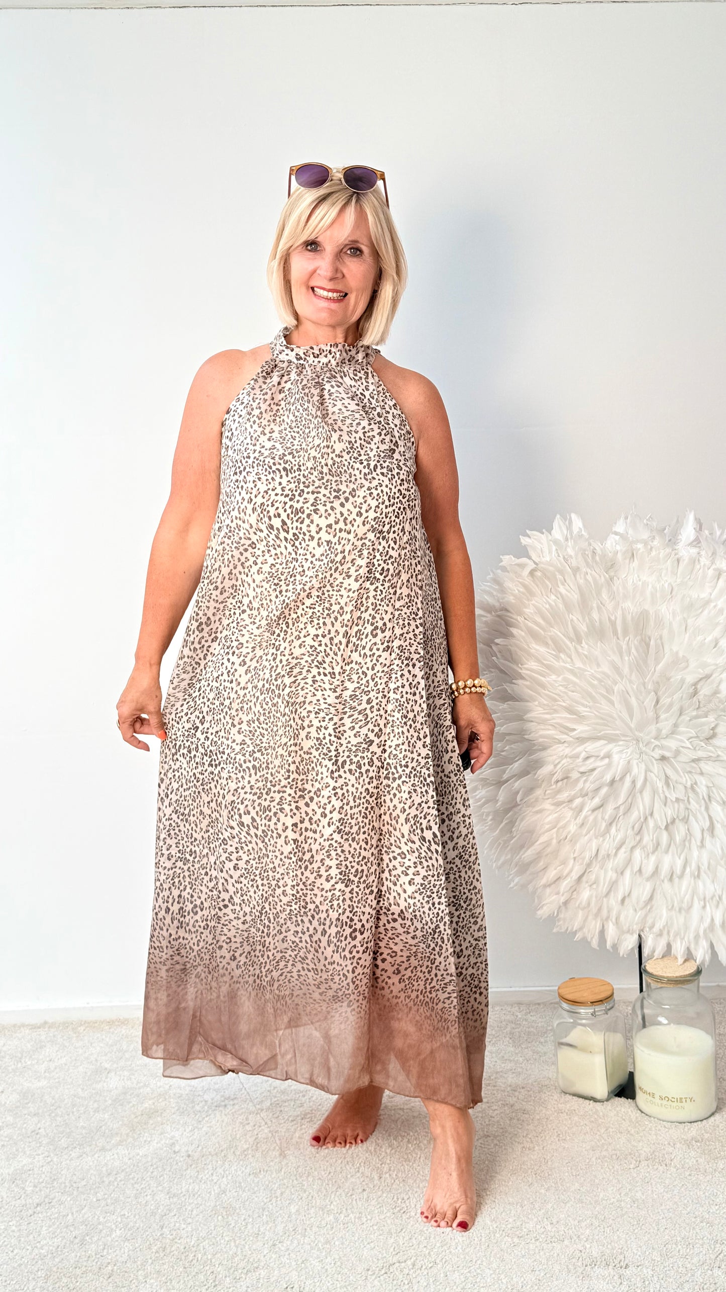 MAXI KLEID "ANIMAL"
