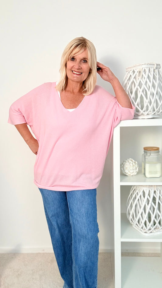 LEICHTER BASIC PULLI " ROSA"