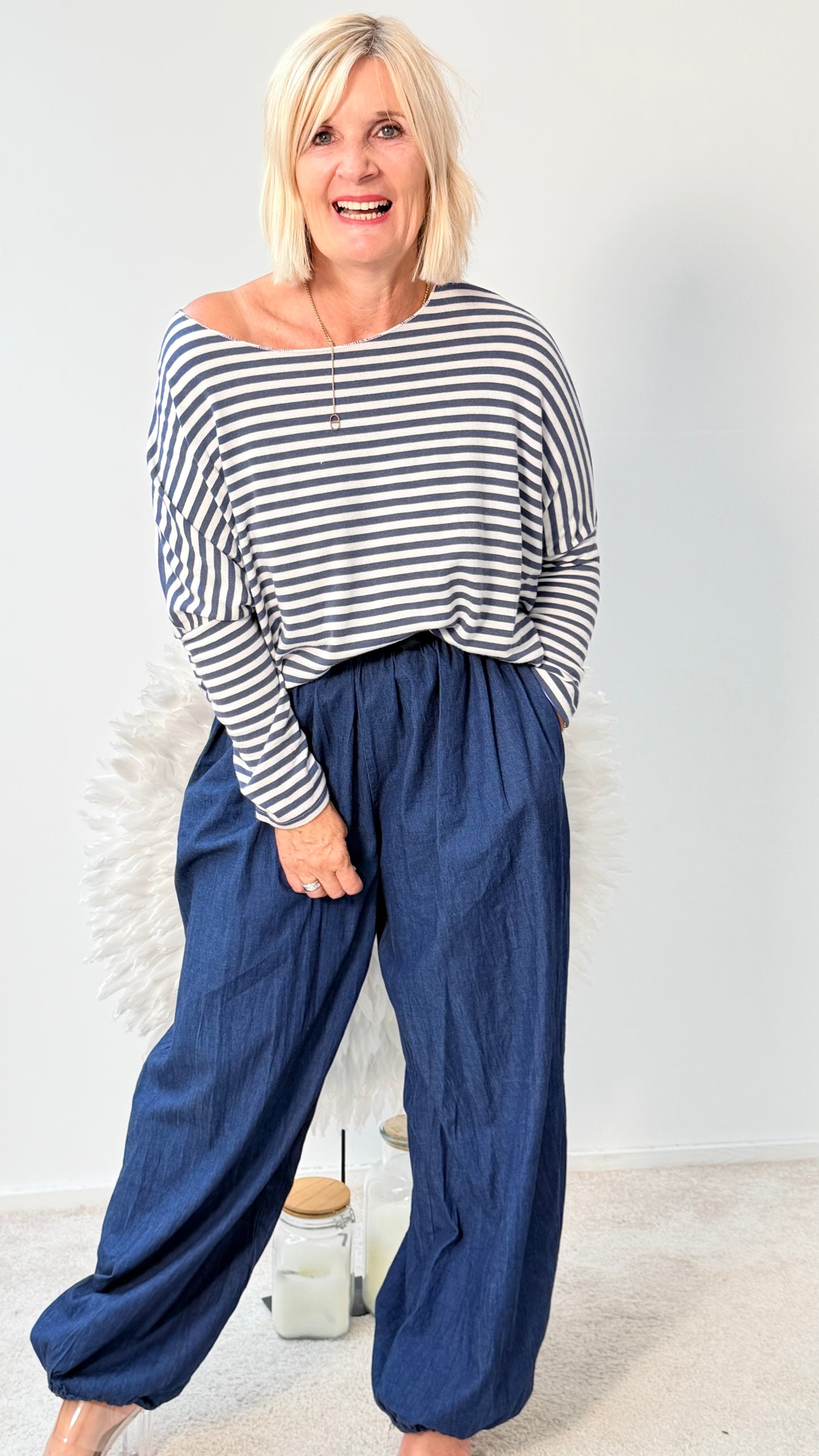 PULLI  TRENDIG "GESTREIFT"