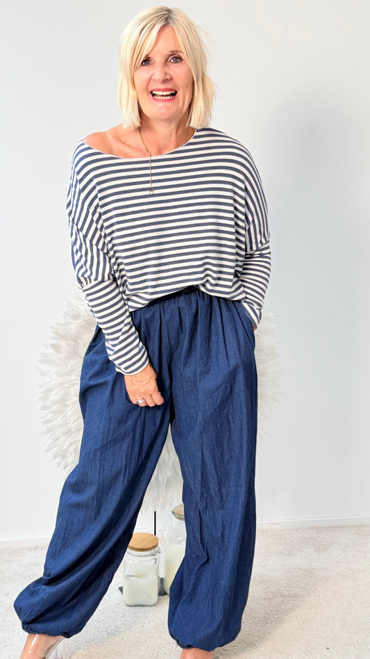 PULLI  TRENDIG "GESTREIFT"